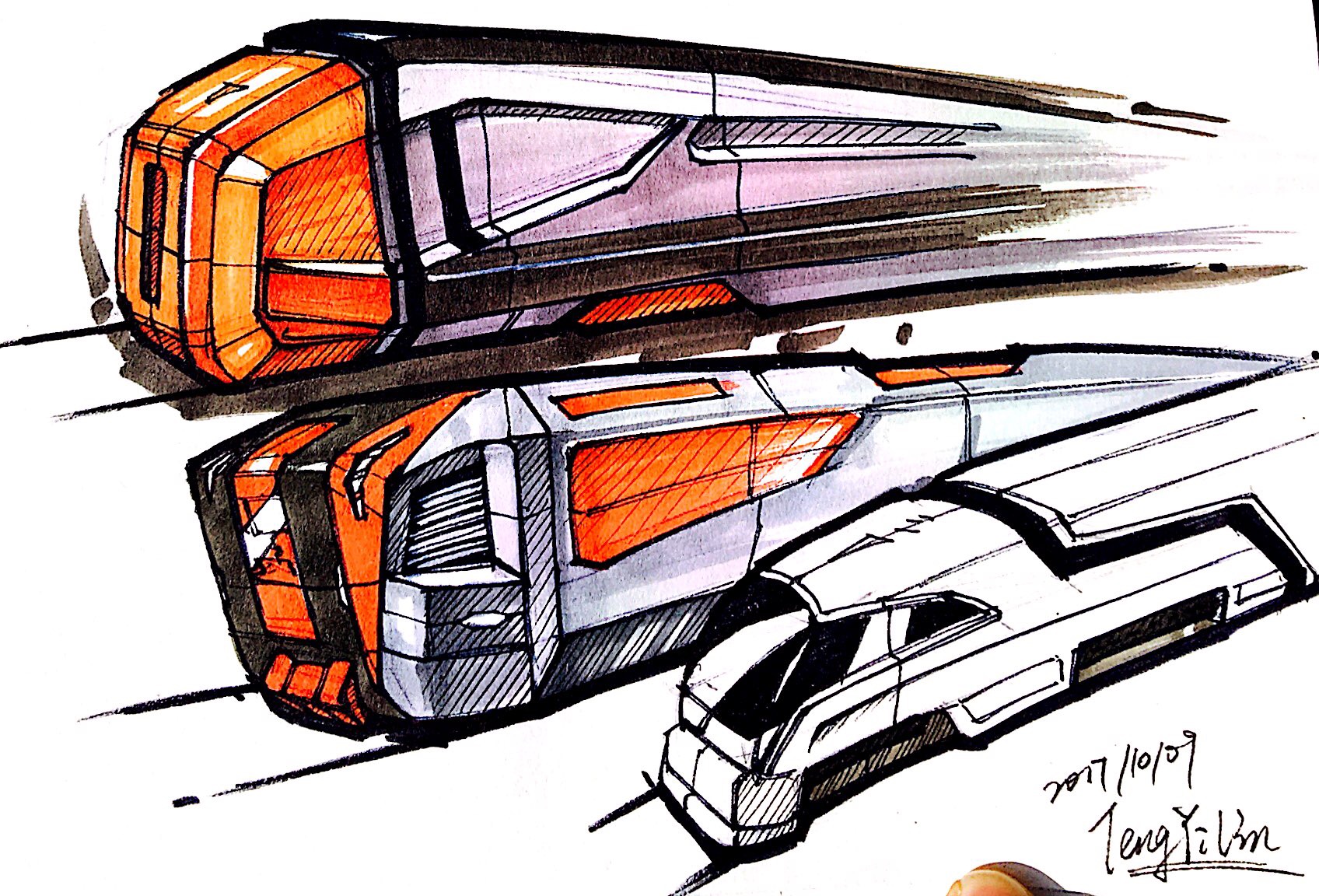 Teng Yilin，Hand drawn product design，Hand drawn industrial design，Pursue dream Jiangnan Design Postgraduate Entrance Examination，Hand drawn book of product designer，