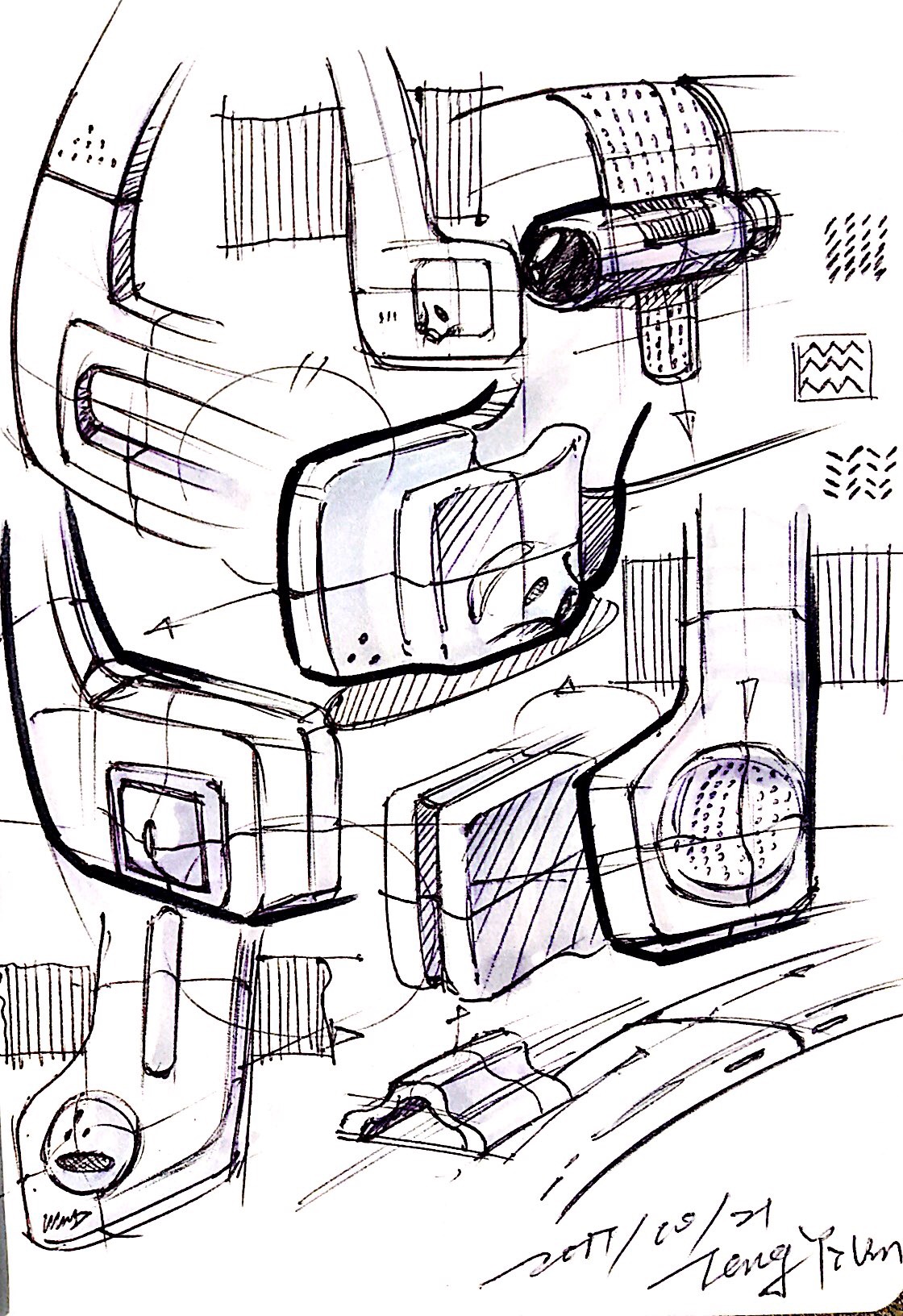 Teng Yilin，Hand drawn product design，Hand drawn industrial design，Pursue dream Jiangnan Design Postgraduate Entrance Examination，Hand drawn book of product designer，