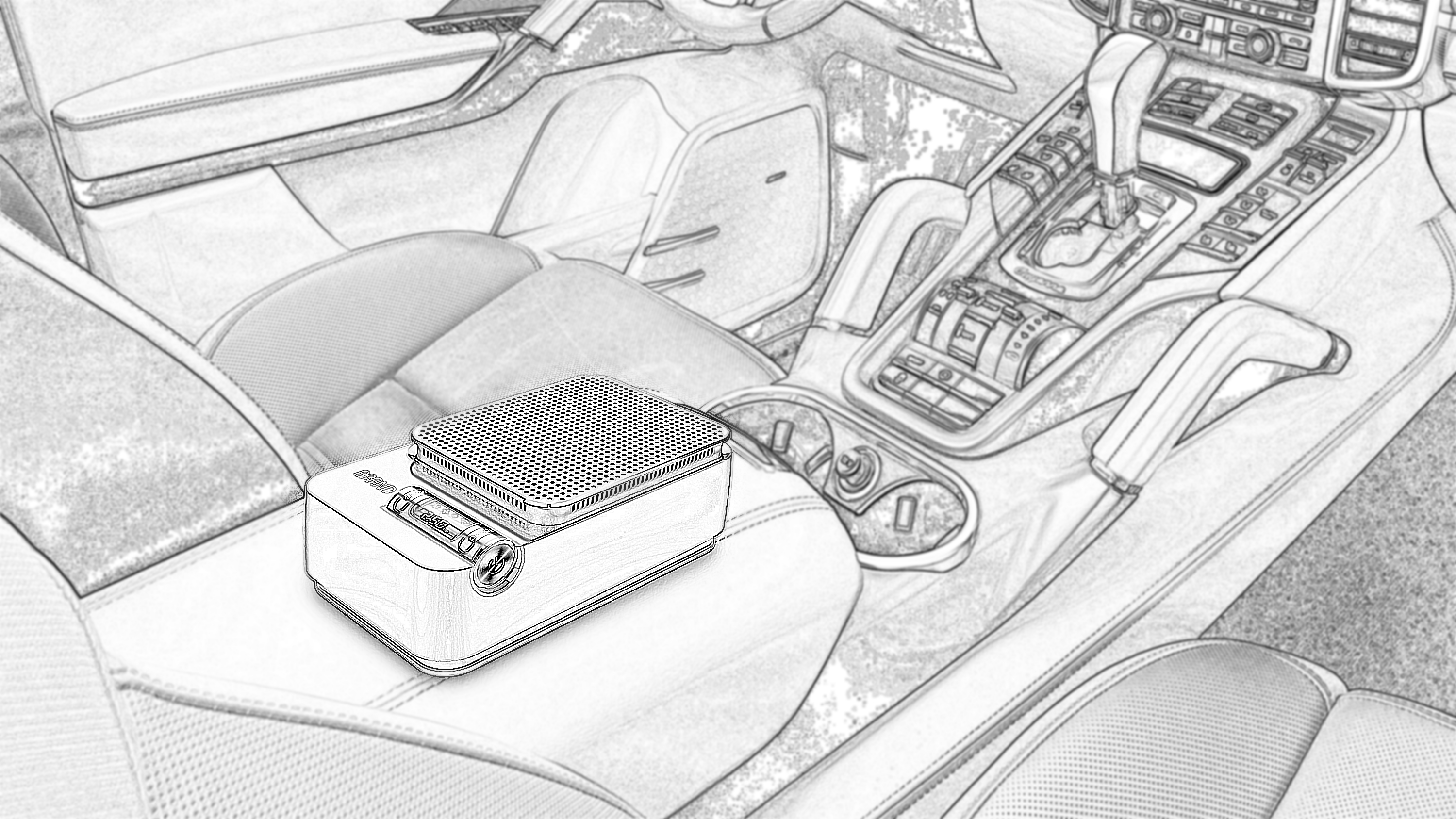 Technology business air purifier，