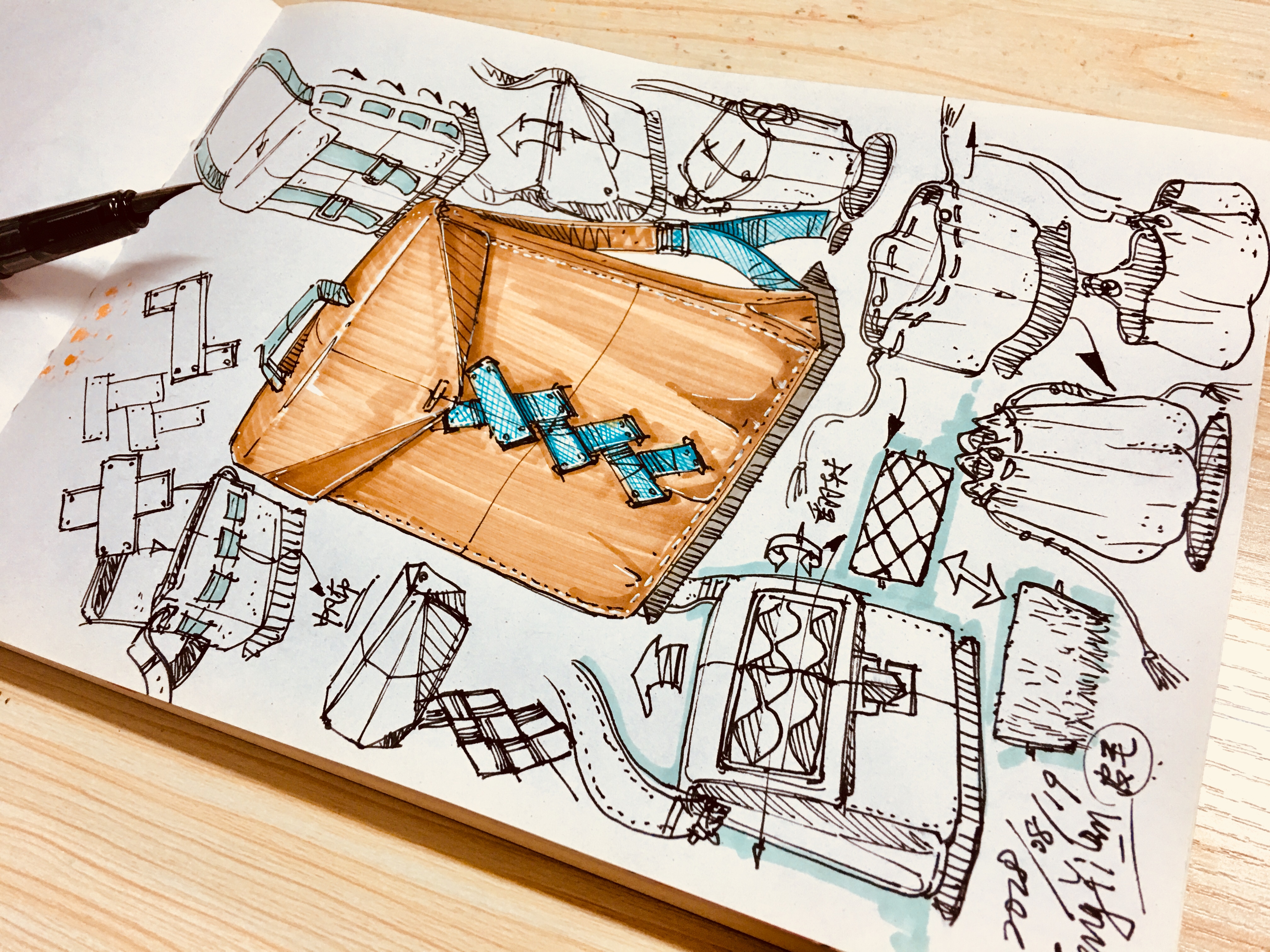 Teng Yilin，Hand drawn product design，Hand drawn industrial design，Illustration，Designer's hand-painted book，Pursue dream Jiangnan Design Postgraduate Entrance Examination，