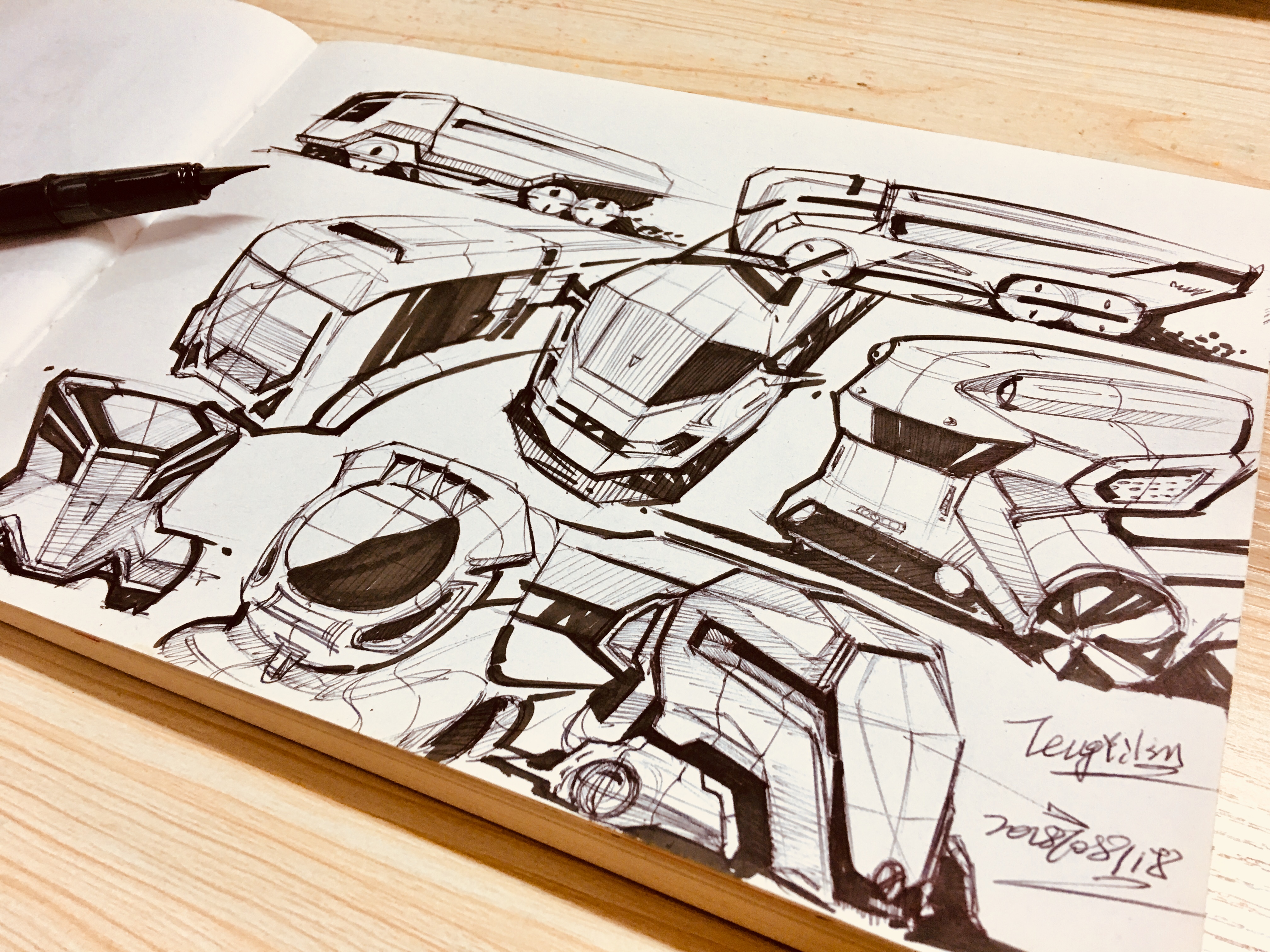 Teng Yilin，Hand drawn product design，Hand drawn industrial design，Illustration，Designer's hand-painted book，Pursue dream Jiangnan Design Postgraduate Entrance Examination，