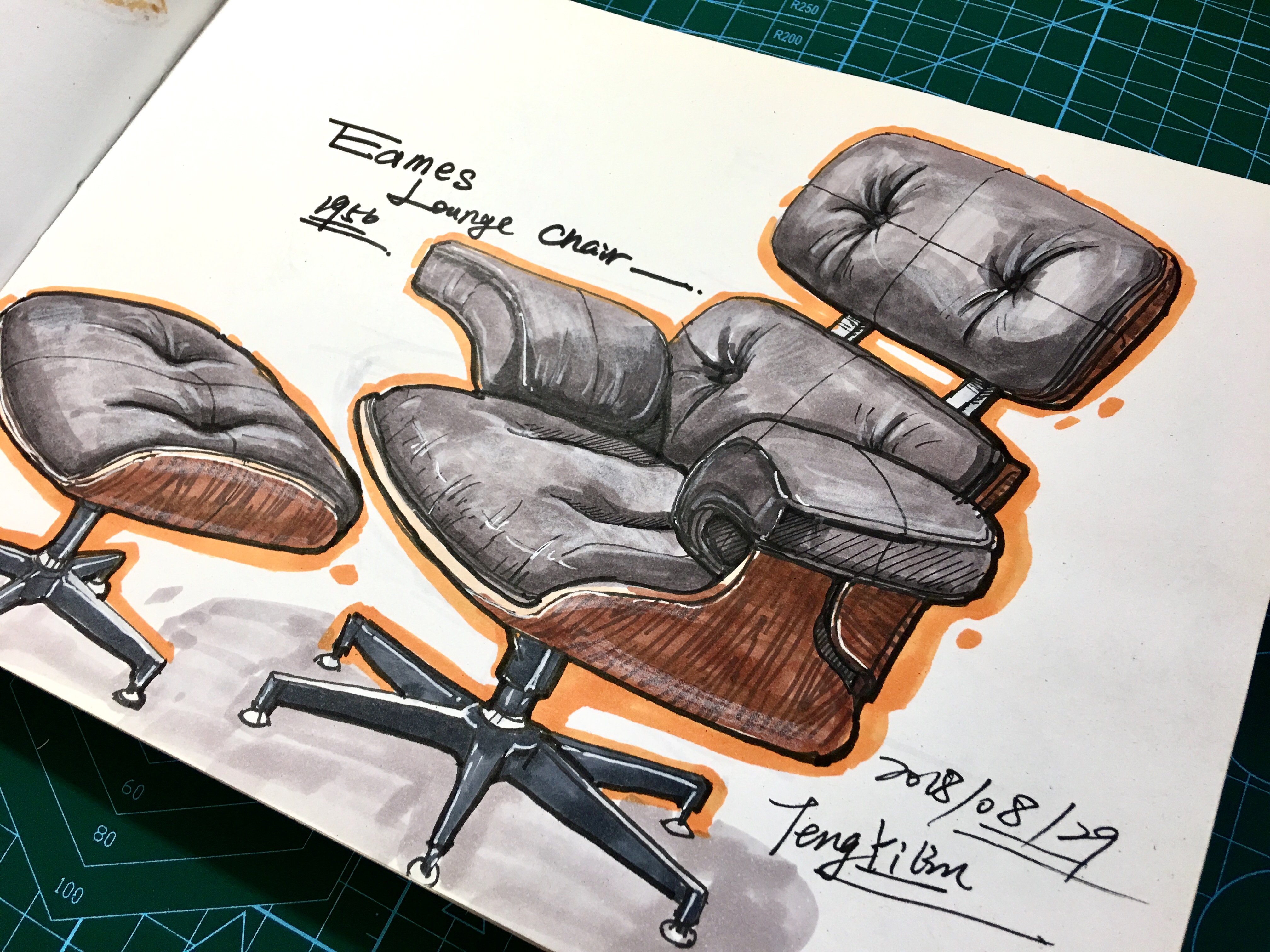 Teng Yilin，Hand drawn product design，Hand drawn industrial design，Designer's hand-painted book，Pursue dream Jiangnan Design Postgraduate Entrance Examination，