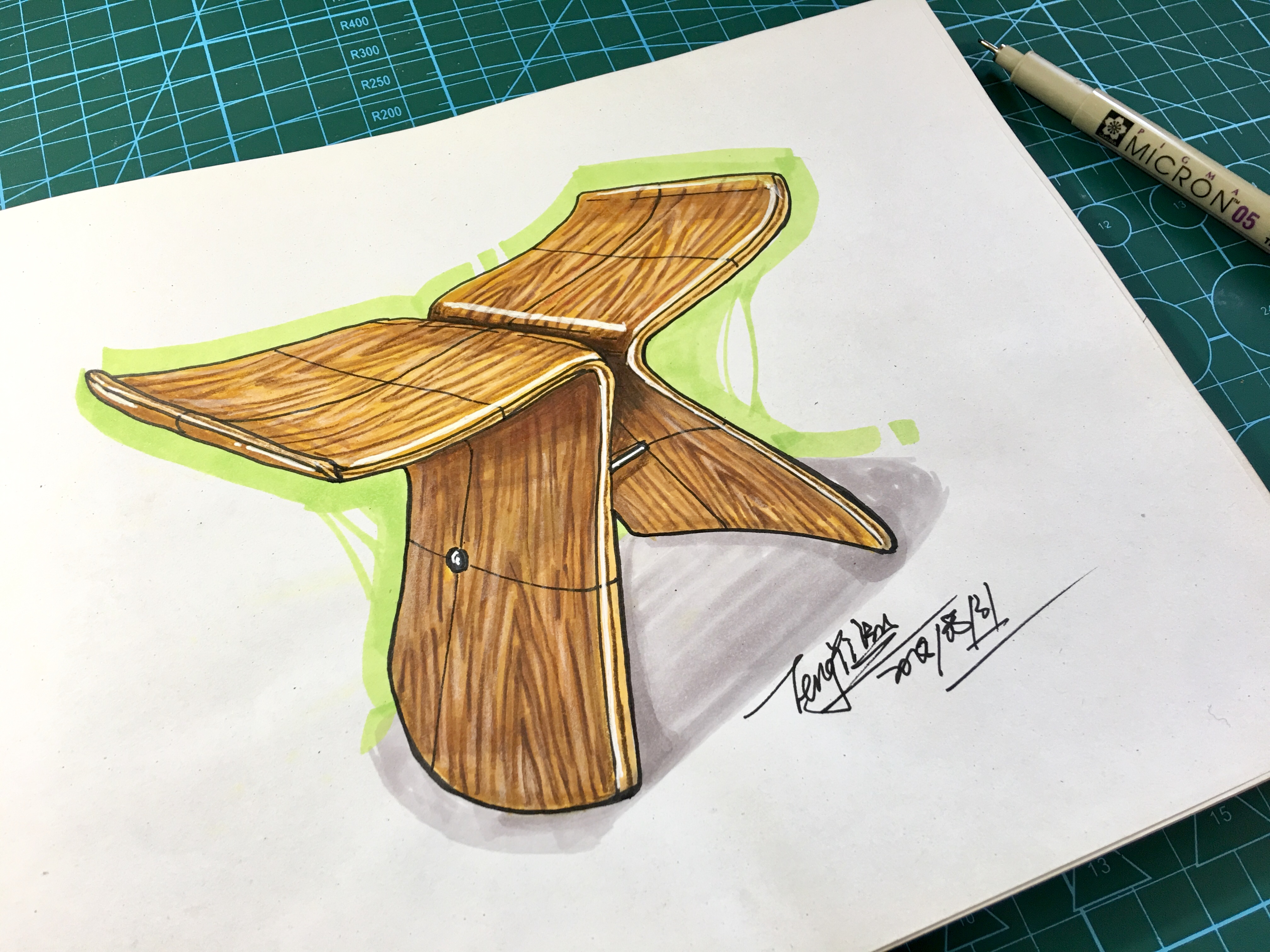 Teng Yilin，Hand drawn product design，Hand drawn industrial design，Designer's hand-painted book，Pursue dream Jiangnan Design Postgraduate Entrance Examination，