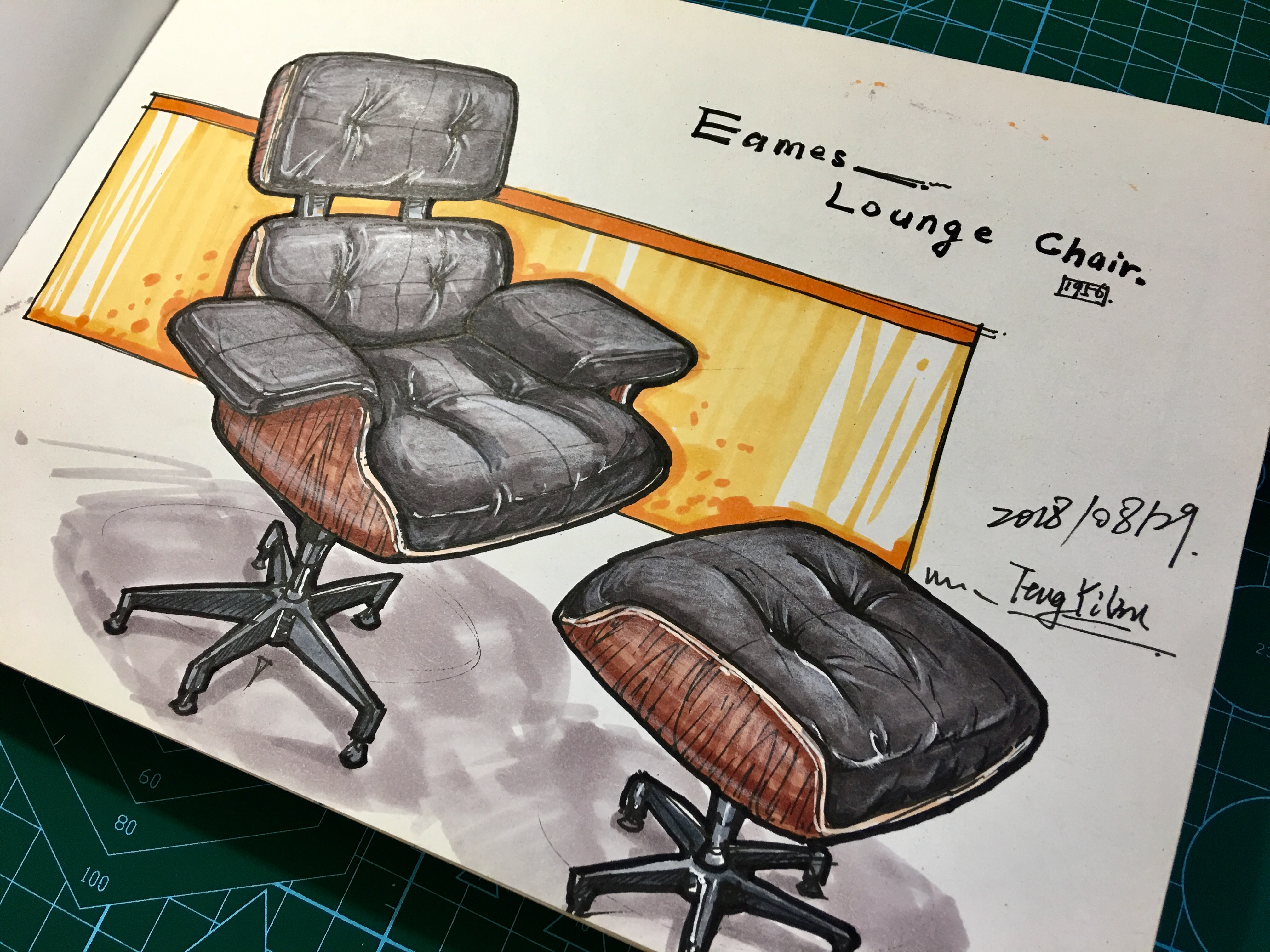 Teng Yilin，Hand drawn product design，Hand drawn industrial design，Designer's hand-painted book，Pursue dream Jiangnan Design Postgraduate Entrance Examination，