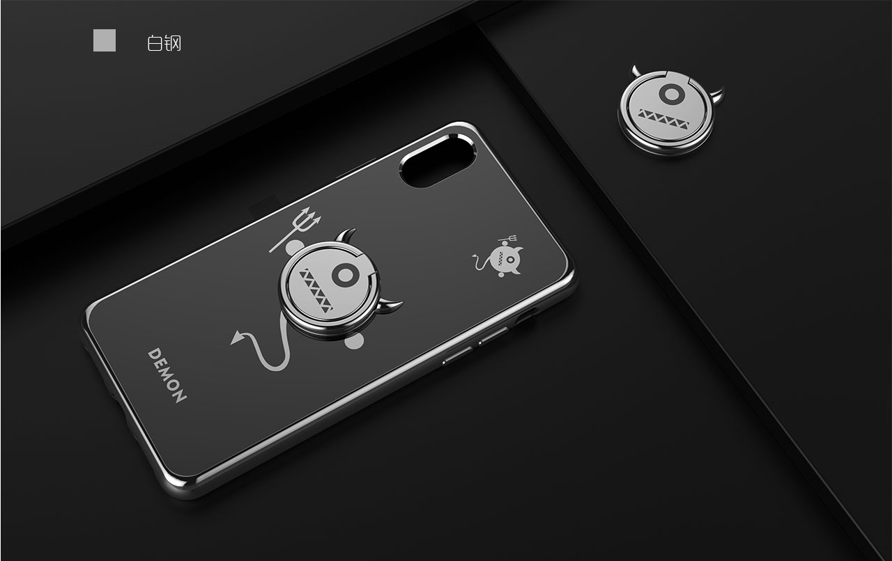 Mobile phone bracket，kirsite，devil，