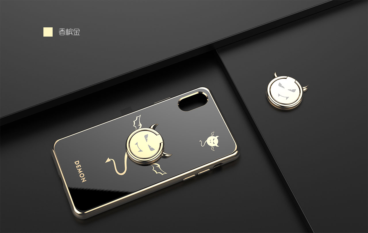 Mobile phone bracket，kirsite，devil，