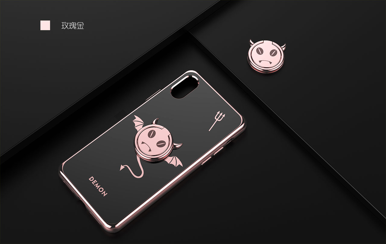 Mobile phone bracket，kirsite，devil，