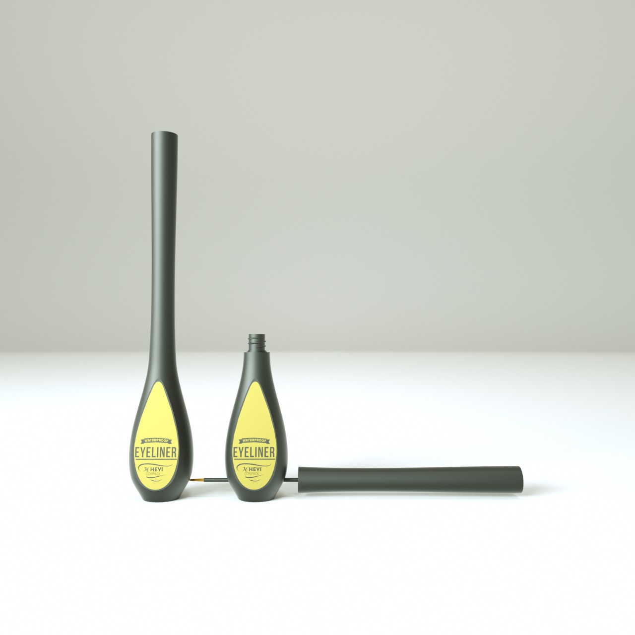 Cosmetic packaging materials，Eye liner，tear，atmosphere，concise，Aesthetic feeling，