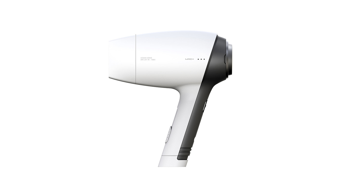 Household appliances，MACH，white，hair drier，
