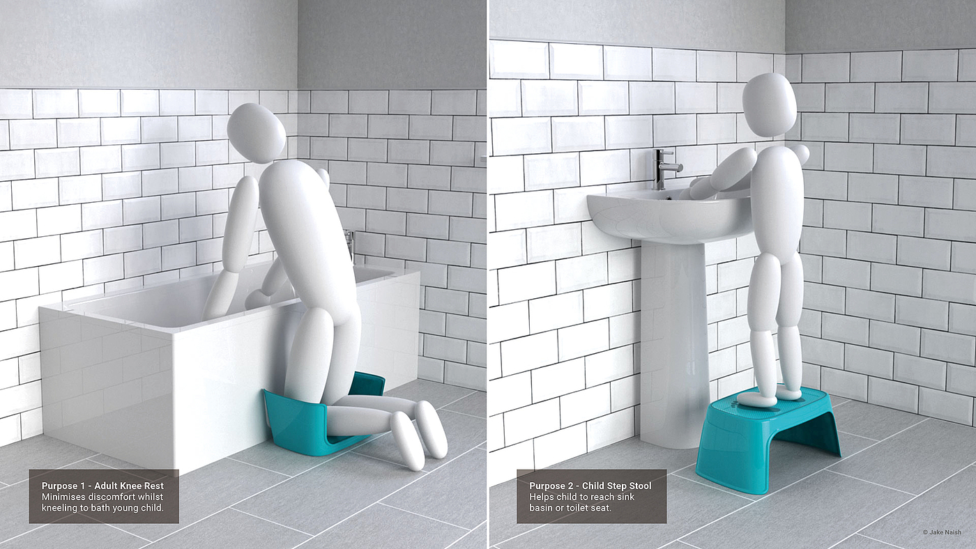 stool，multi-function，Bath stool，Jake Naish，