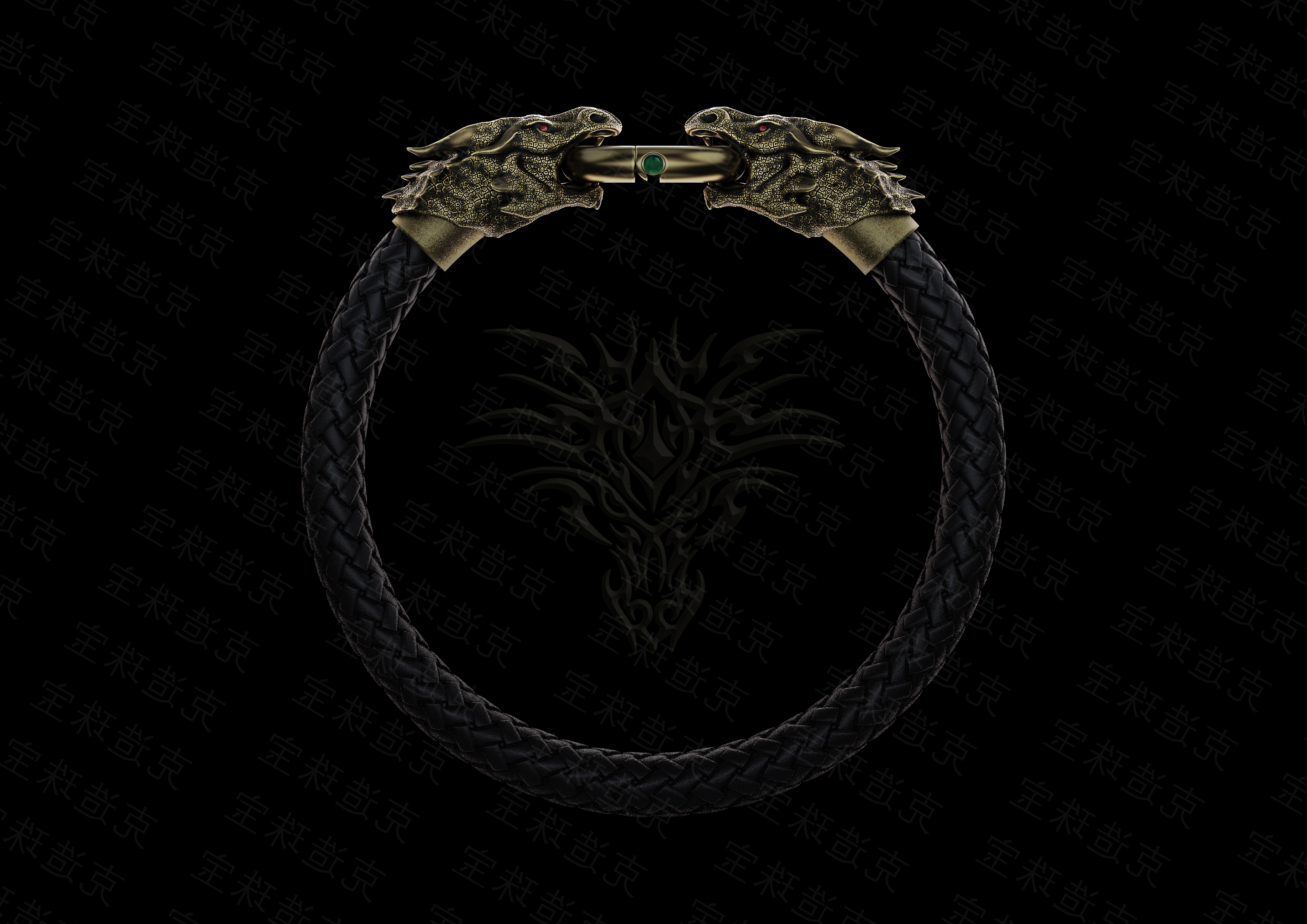 Zbrush，keyshot，Jewelry，carving，Loong，