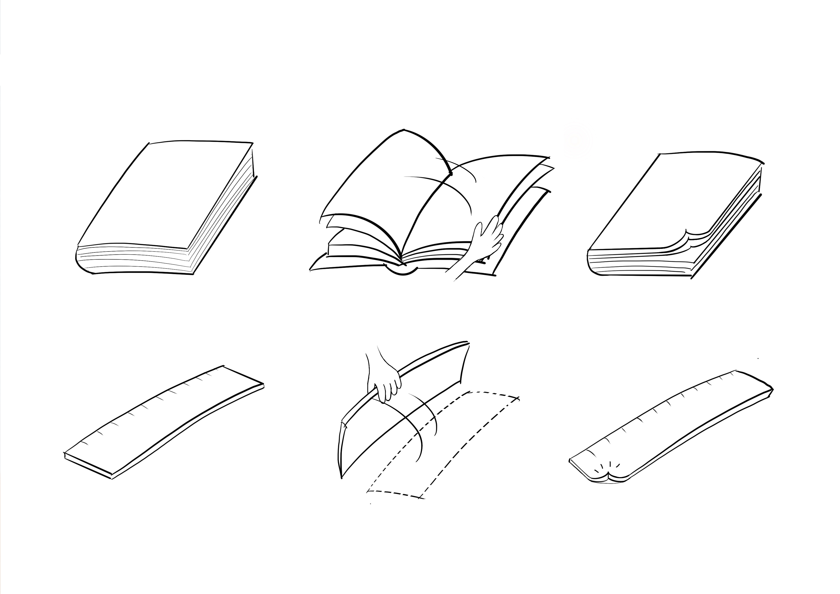 Ruler, stationery，