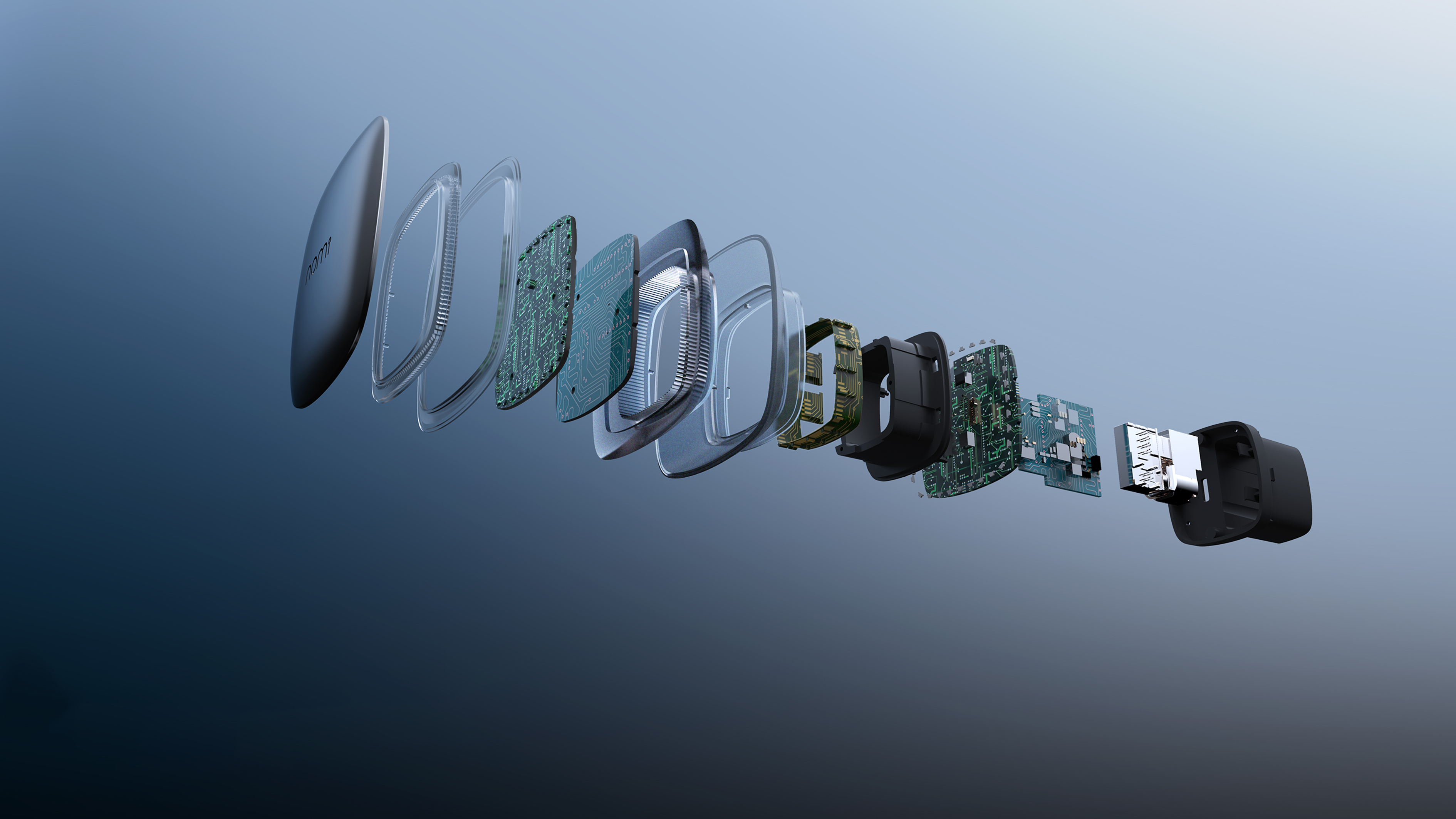 Good simple geometry，industrial design，On board system，Voice control system，