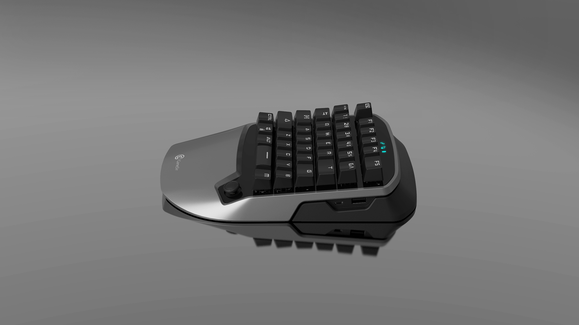 Gaming keyboard，One handed keyboard，industrial design，