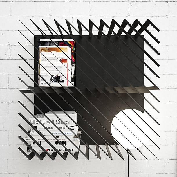 bookshelf，Storage rack，originality，