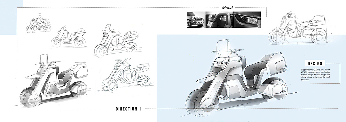 industrial design，intelligence，science and technology，Motorcycle design，Land Rover，