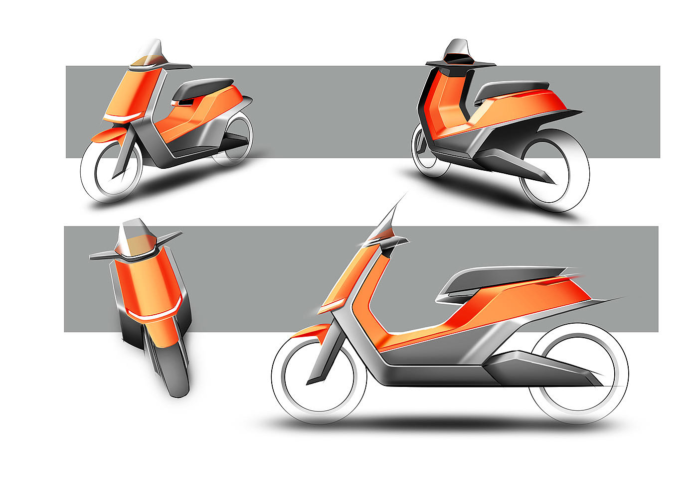 Scooter，Honda，conceptual design，