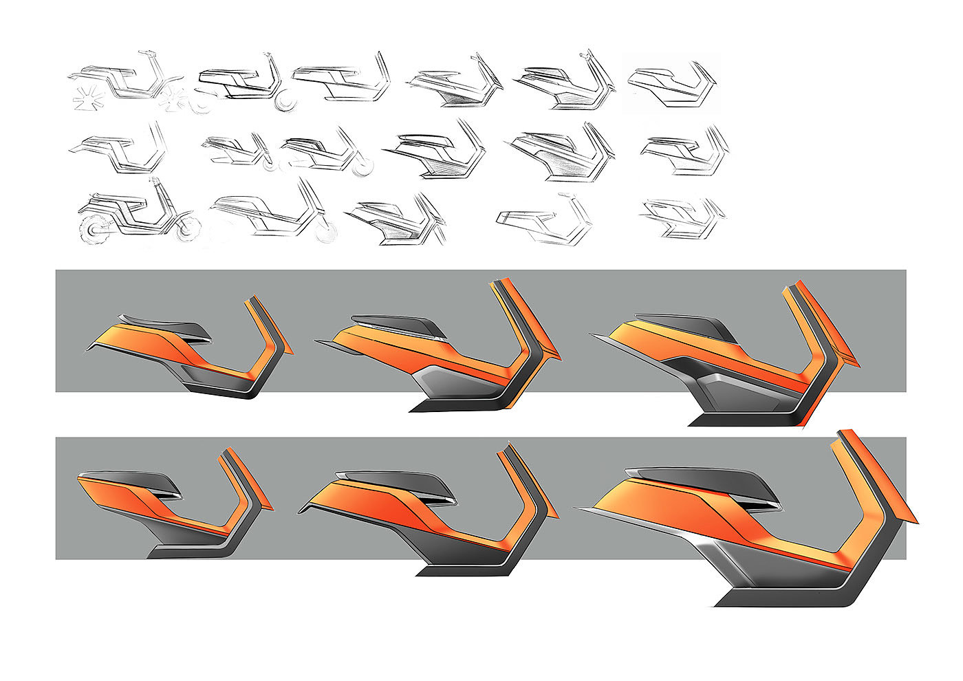 Scooter，Honda，conceptual design，