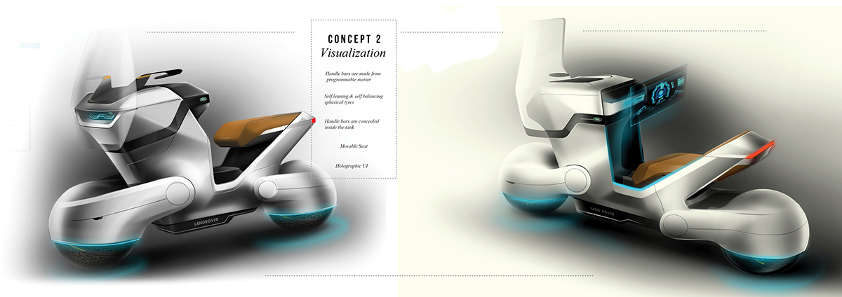 industrial design，intelligence，science and technology，Motorcycle design，Land Rover，
