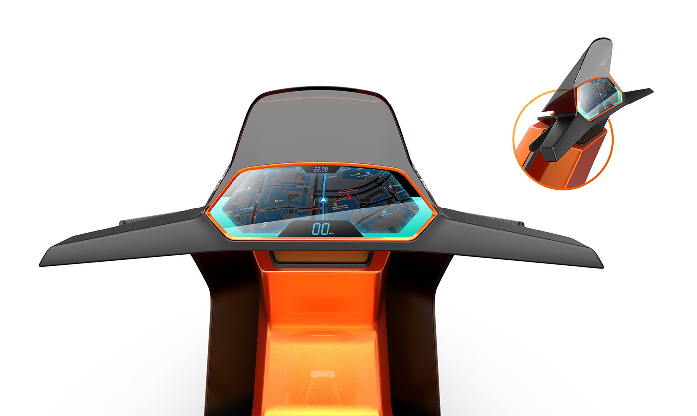 Scooter，Honda，conceptual design，