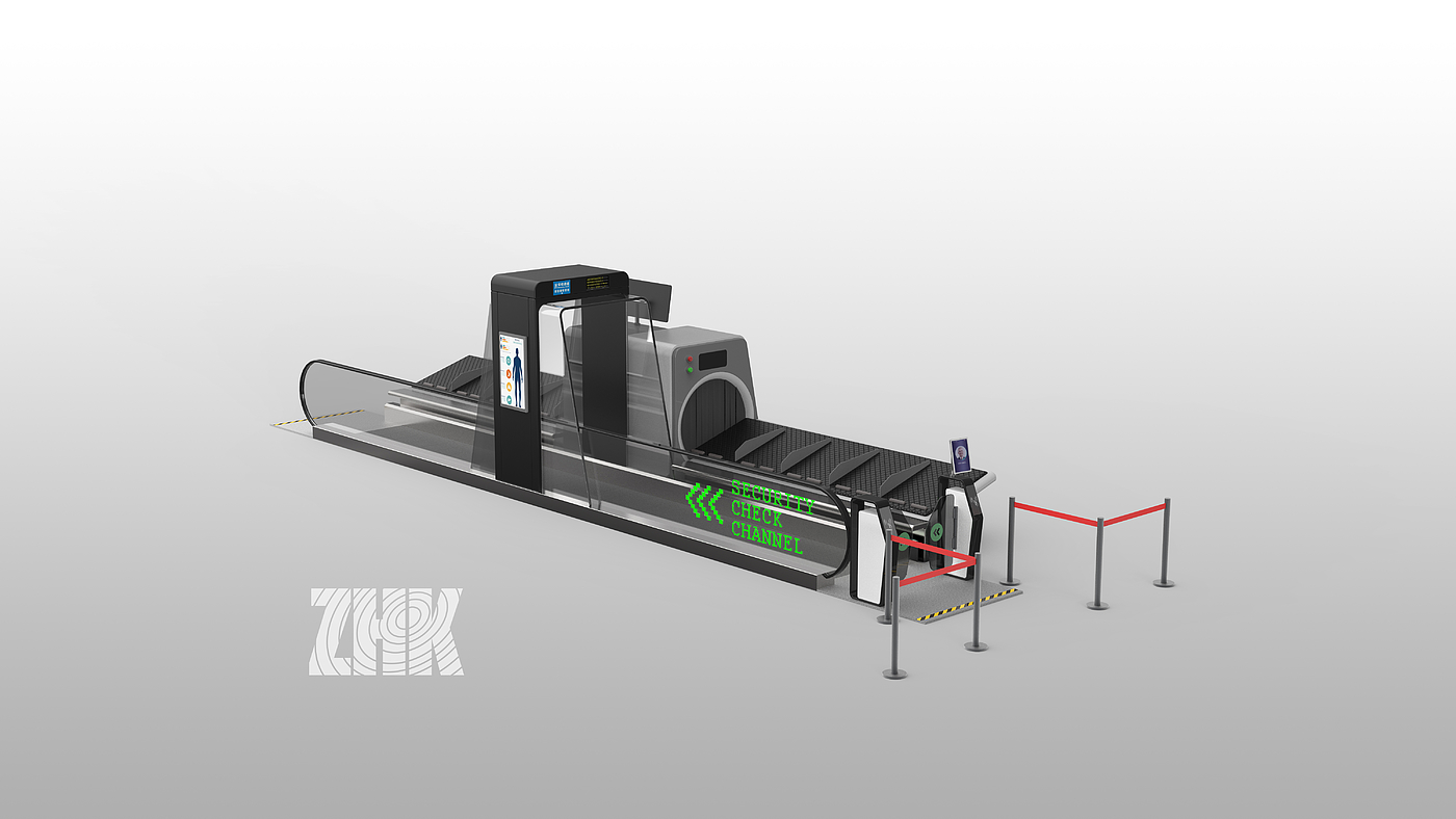 Graduation design, product design, subway security inspection，