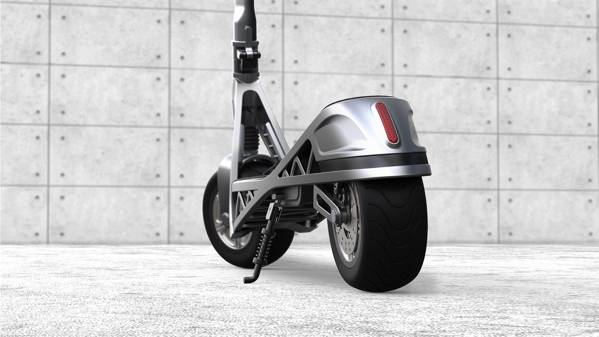 BK Hwang，Moulton 'AM'，black，Electric，Scooter，