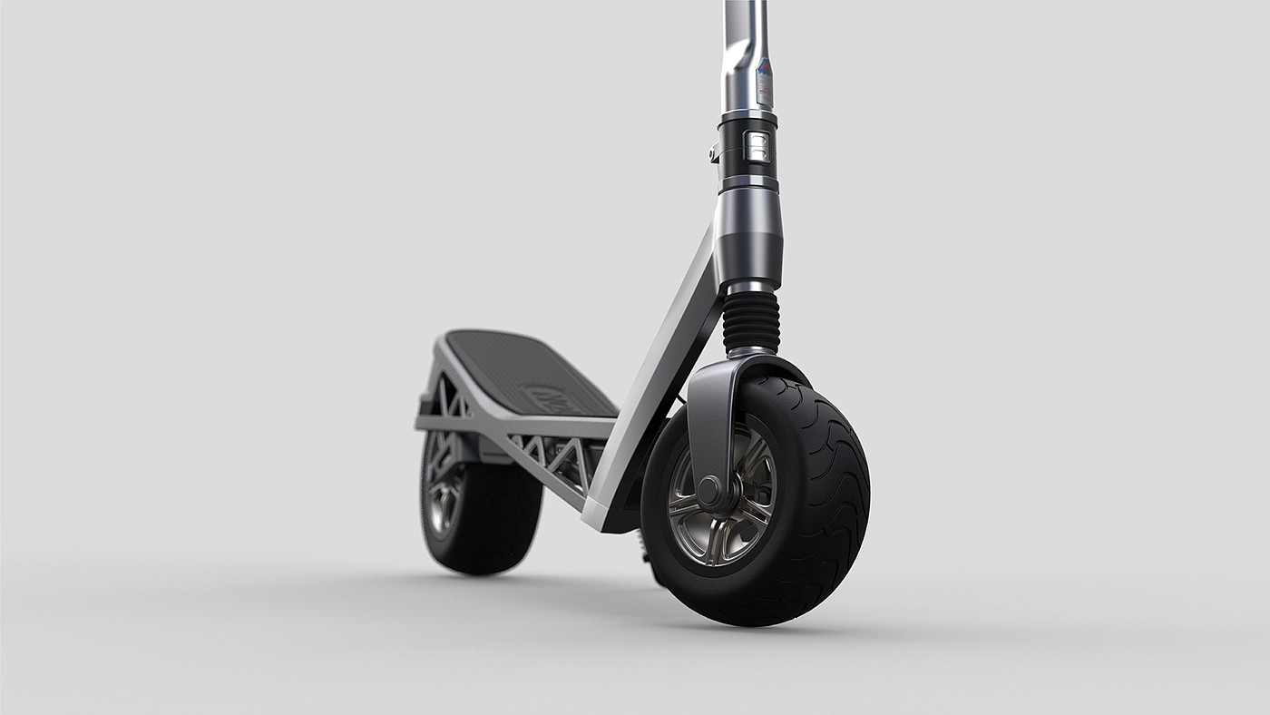 BK Hwang，Moulton 'AM'，black，Electric，Scooter，
