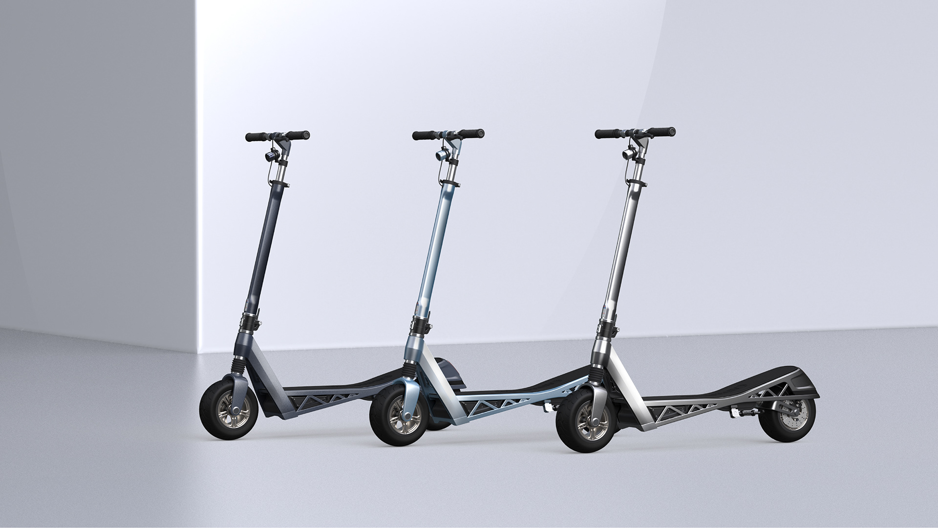 BK Hwang，Moulton 'AM'，black，Electric，Scooter，