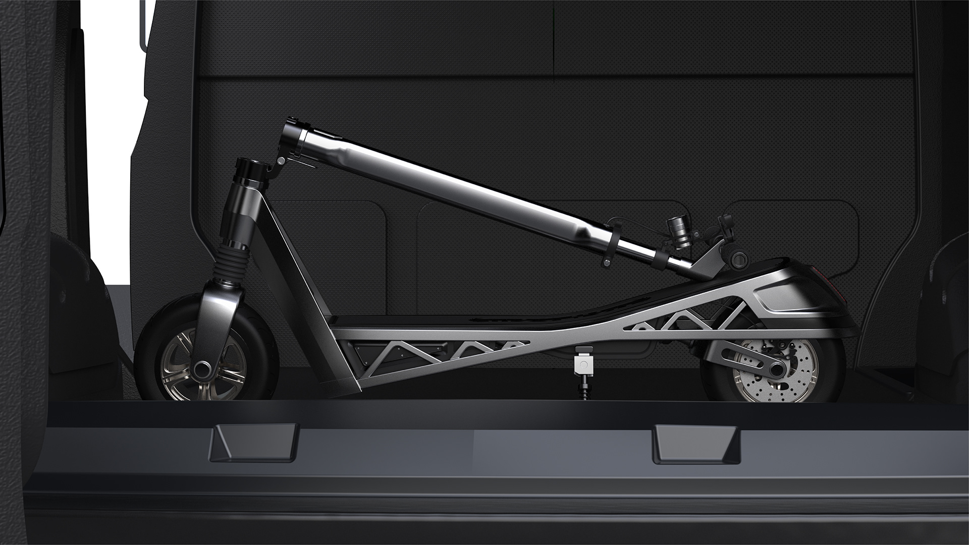 BK Hwang，Moulton 'AM'，black，Electric，Scooter，