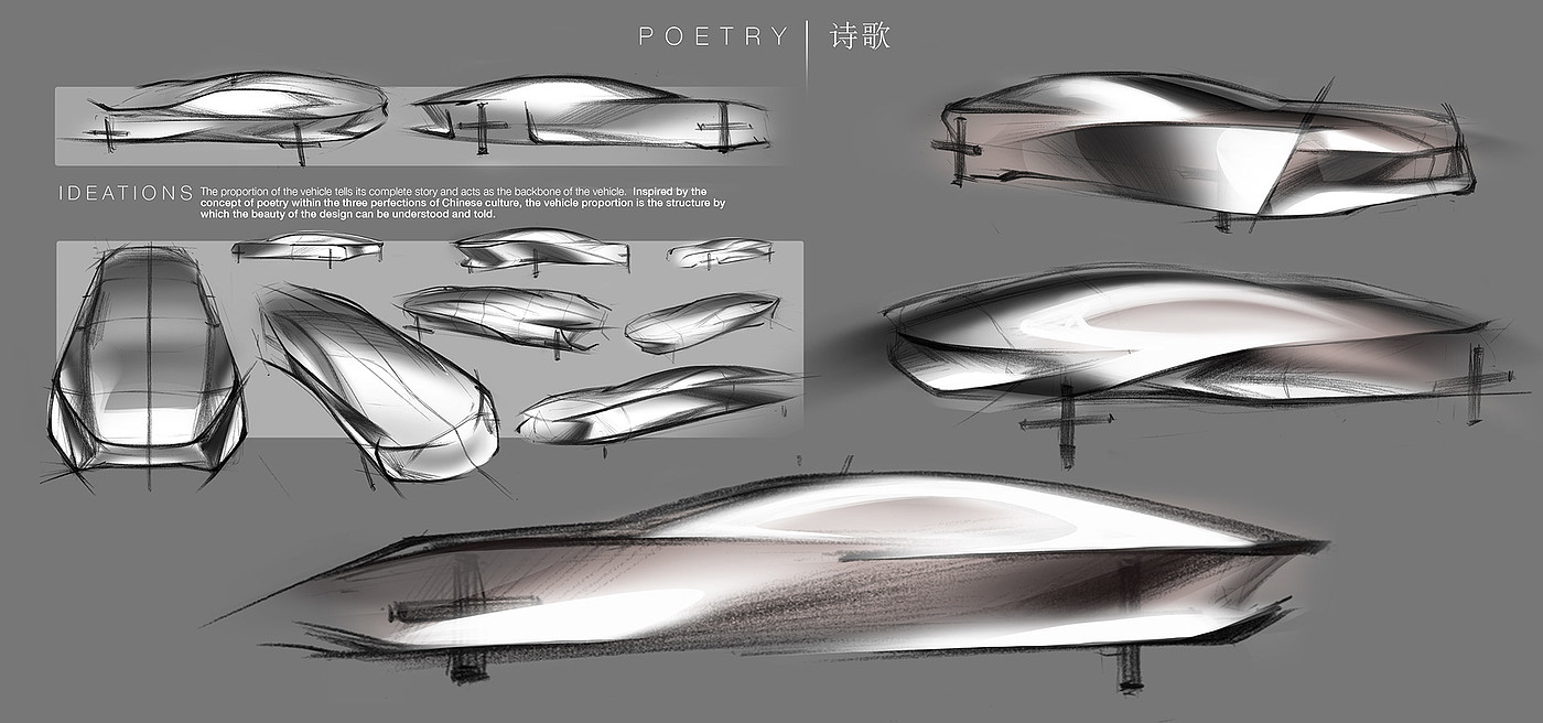 汽车设计，设计方案，草图，汽车，