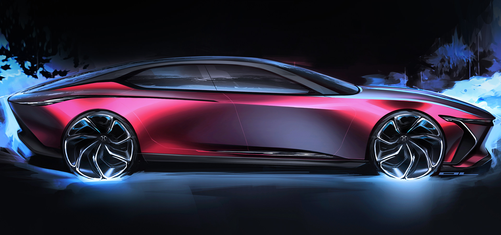 Automobile design，design scheme，sketch，automobile，