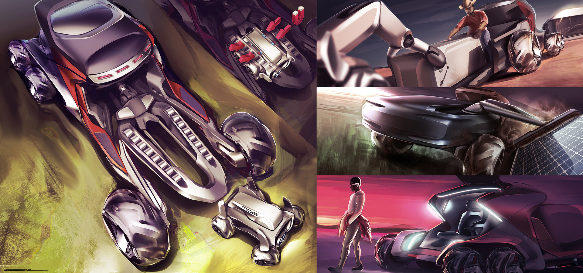 Automobile design，design scheme，sketch，automobile，