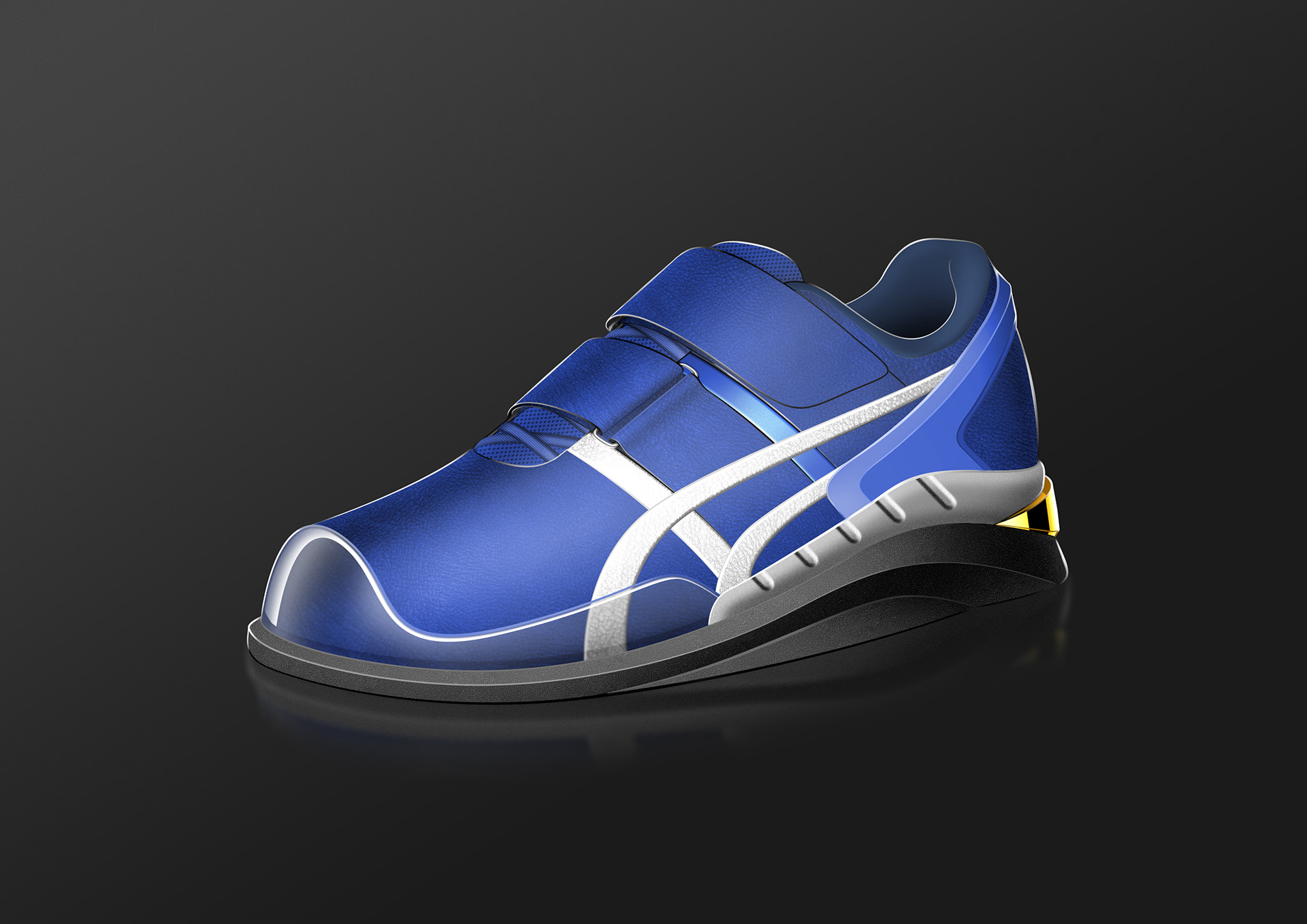 重新设计的传奇举重鞋asics727