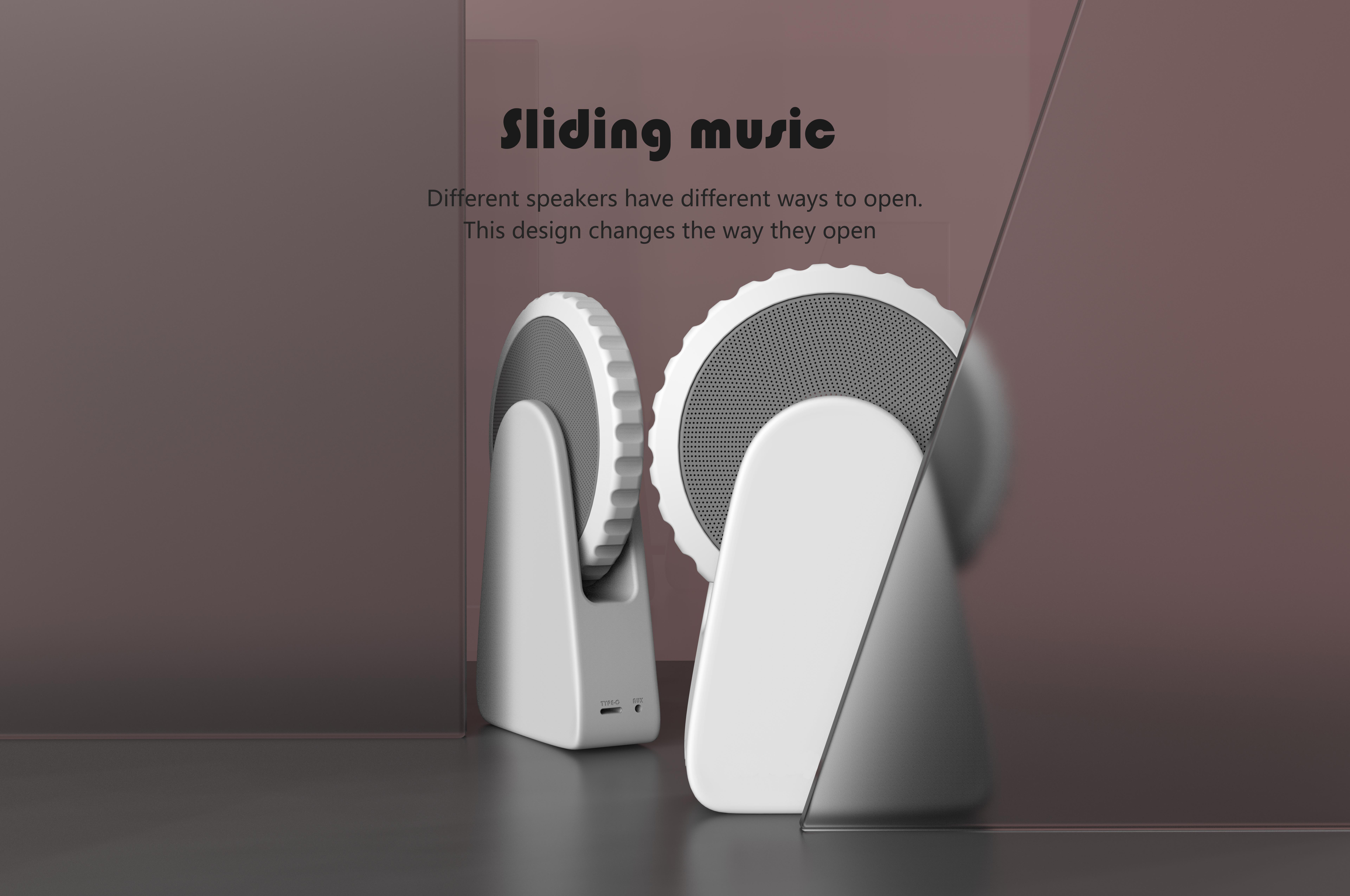 Speaker, sliding,，