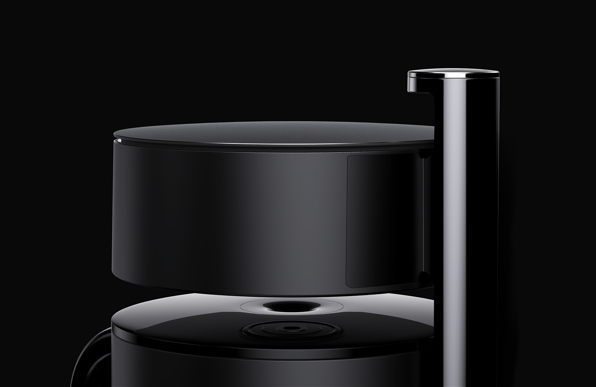 my，Vertical coffee pot，black，Kyumin Hwang，pot，