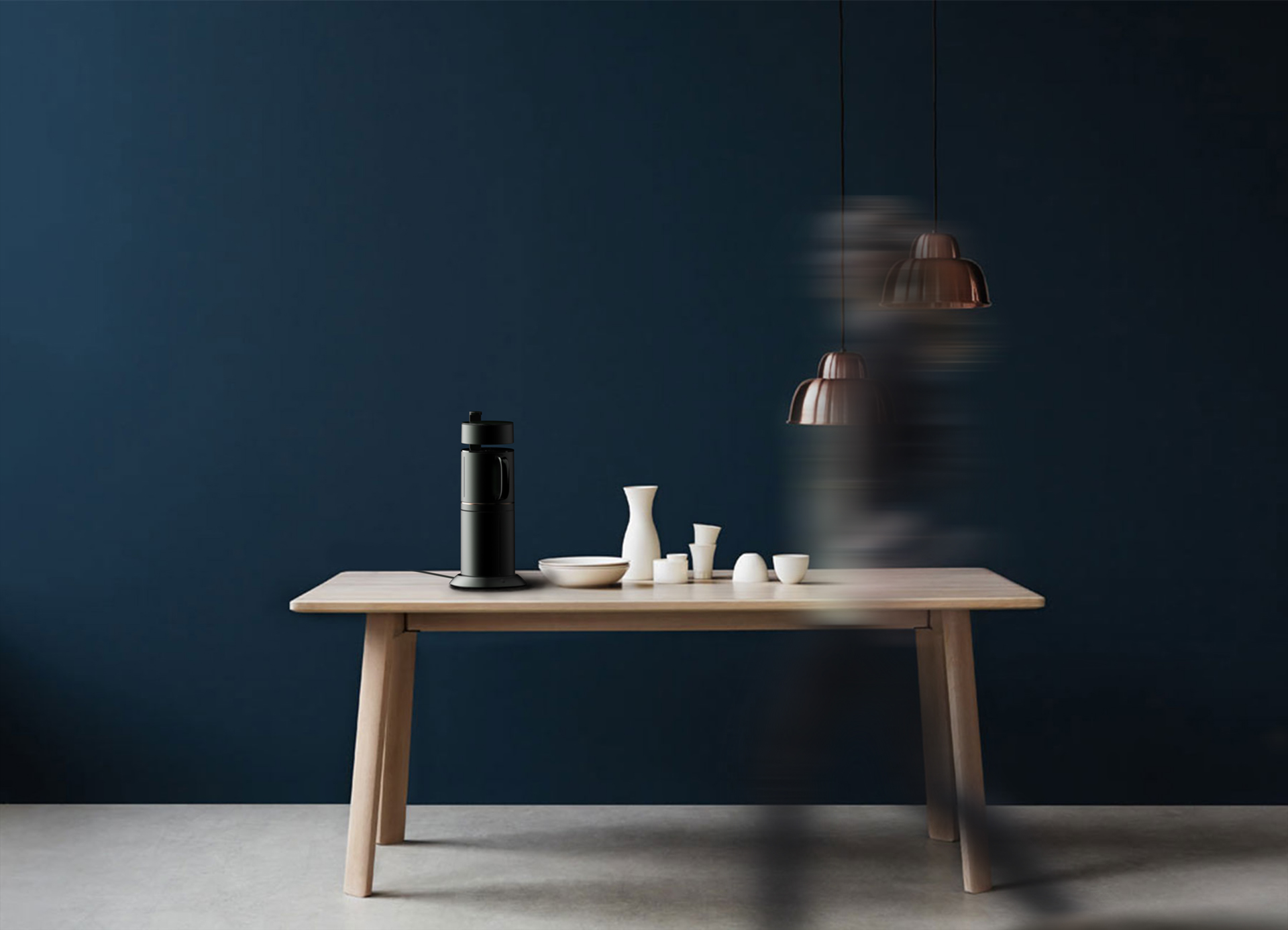 my，Vertical coffee pot，black，Kyumin Hwang，pot，