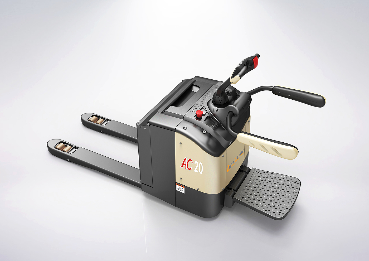 Multifunctional operating handle，Ergonomic layout，Permanent magnet motor drive，Folding pedal，Stacker，Electric，