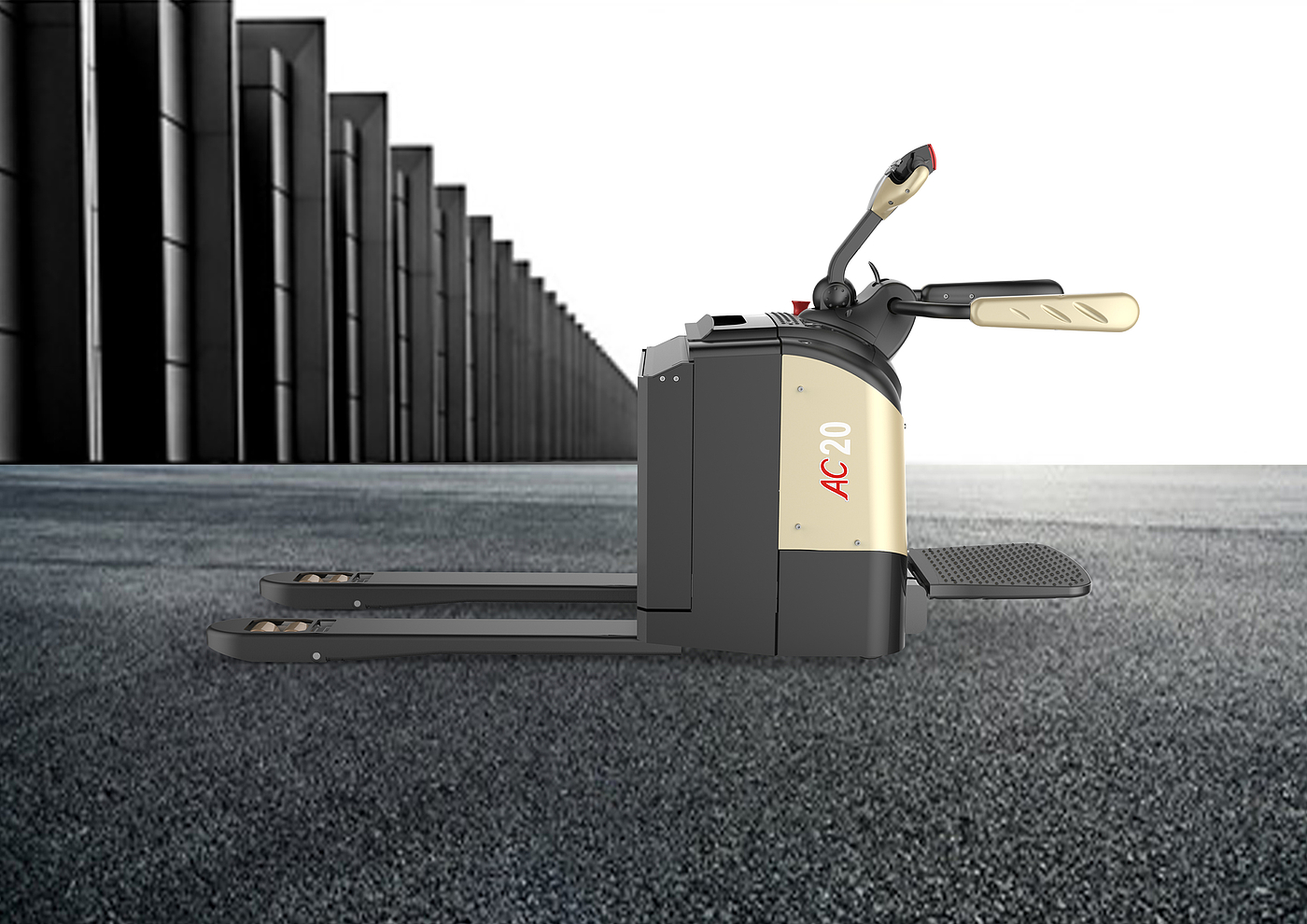 Multifunctional operating handle，Ergonomic layout，Permanent magnet motor drive，Folding pedal，Stacker，Electric，