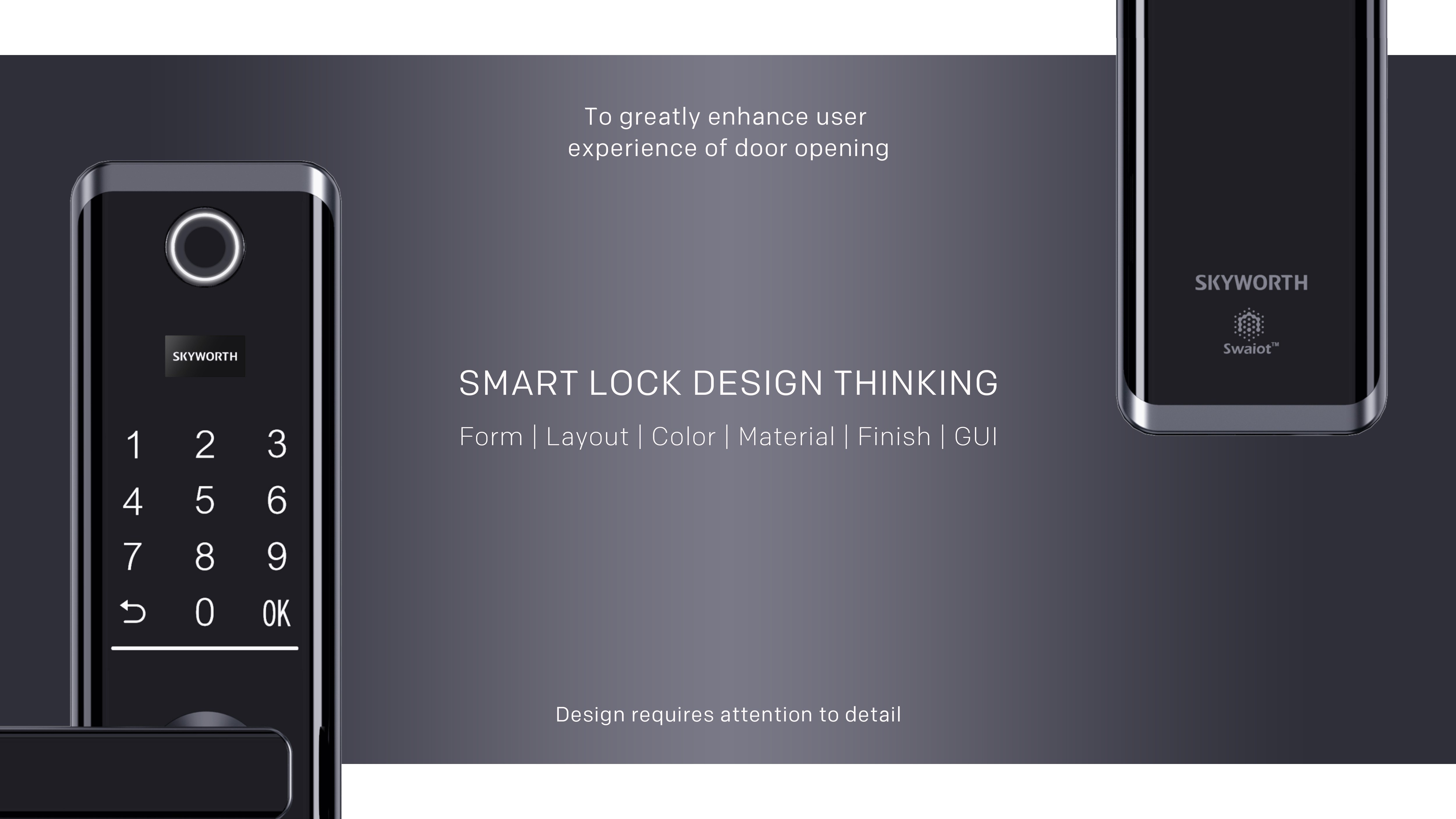 Intelligent door lock，