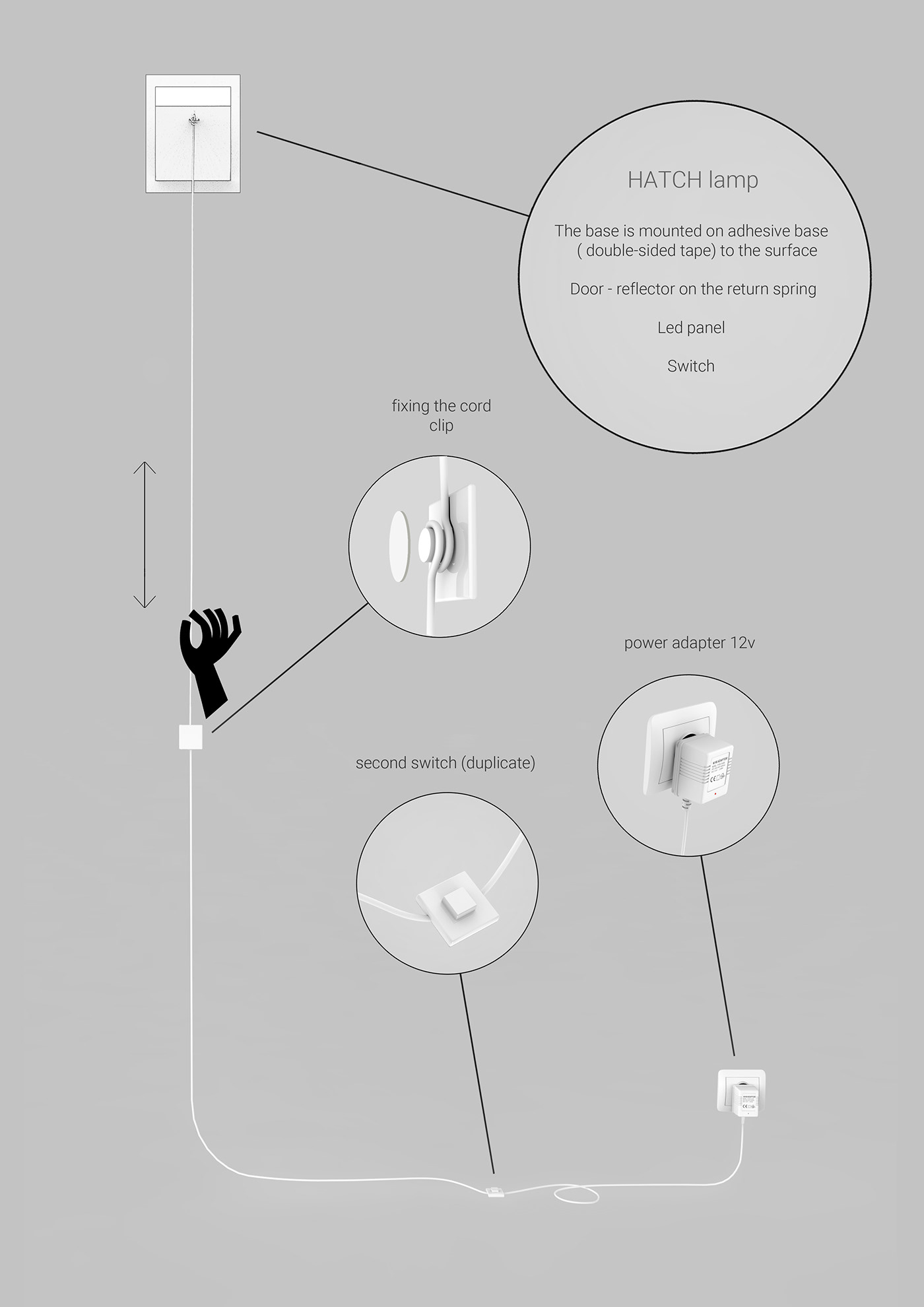 Hatch lamp，Lamp design，Red dot award，