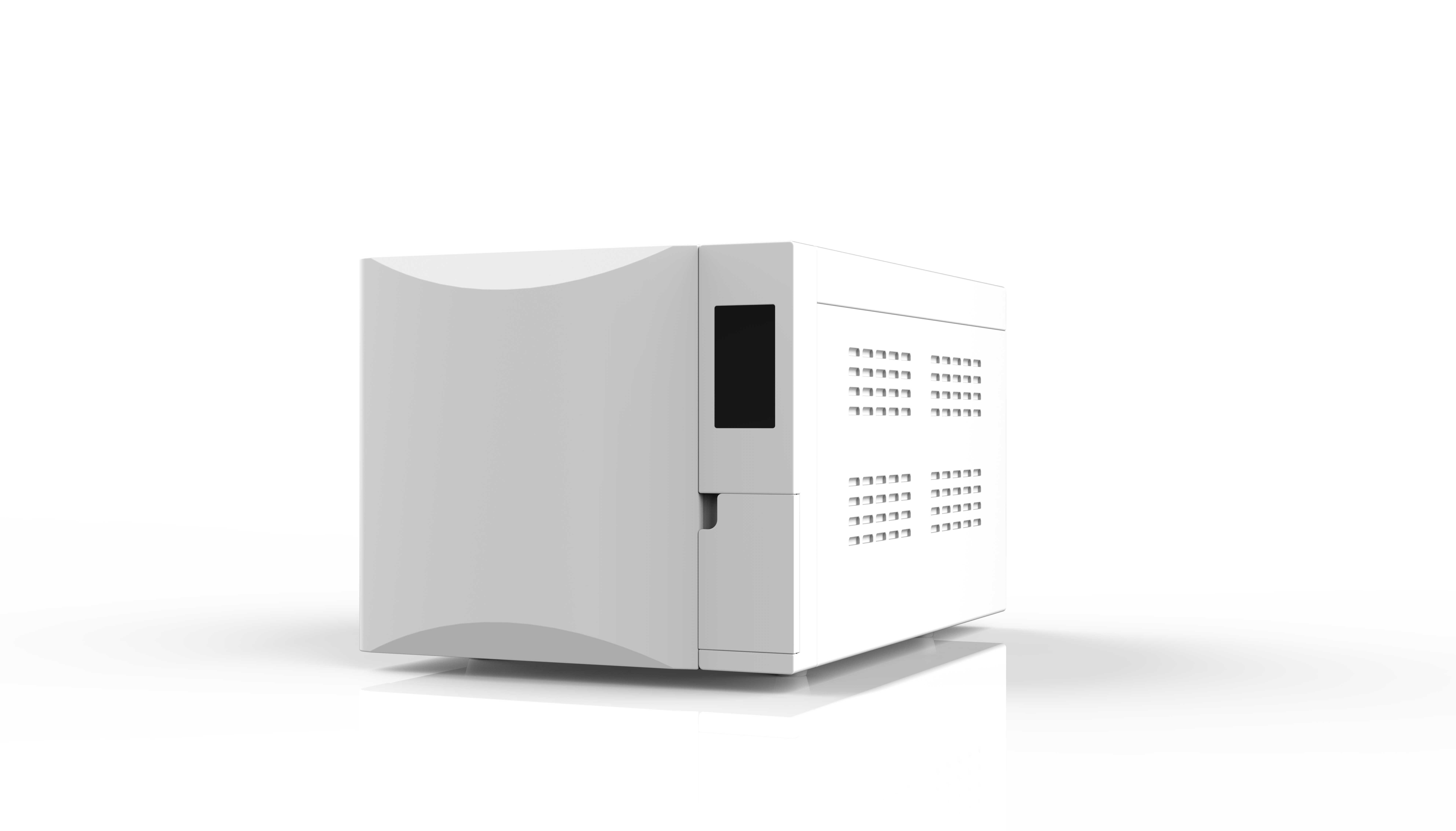 Appearance design of desktop pressure steam sterilizer，medical apparatus and instruments，