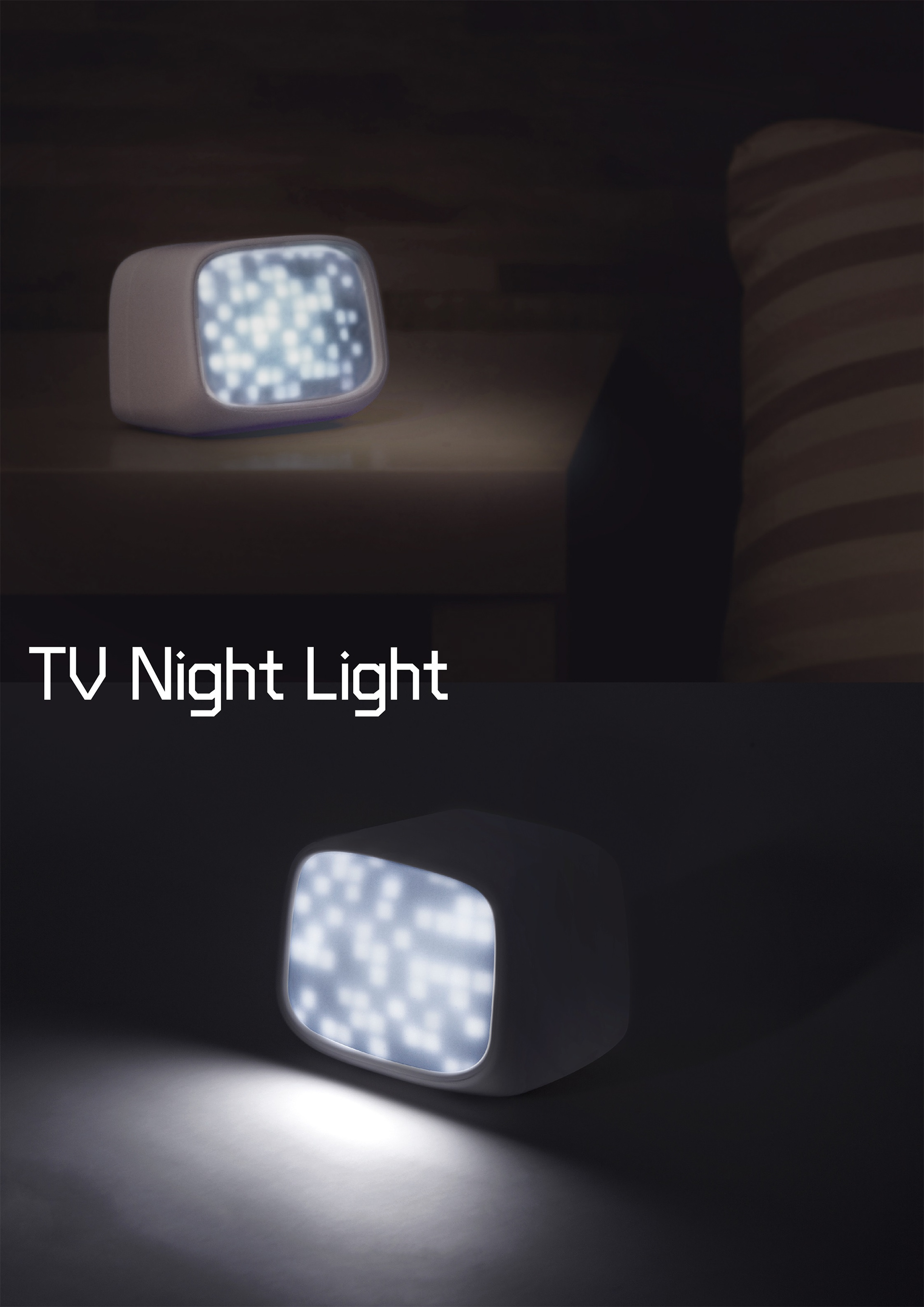 Snowflakes flicker，MINISO，Television，Night light，