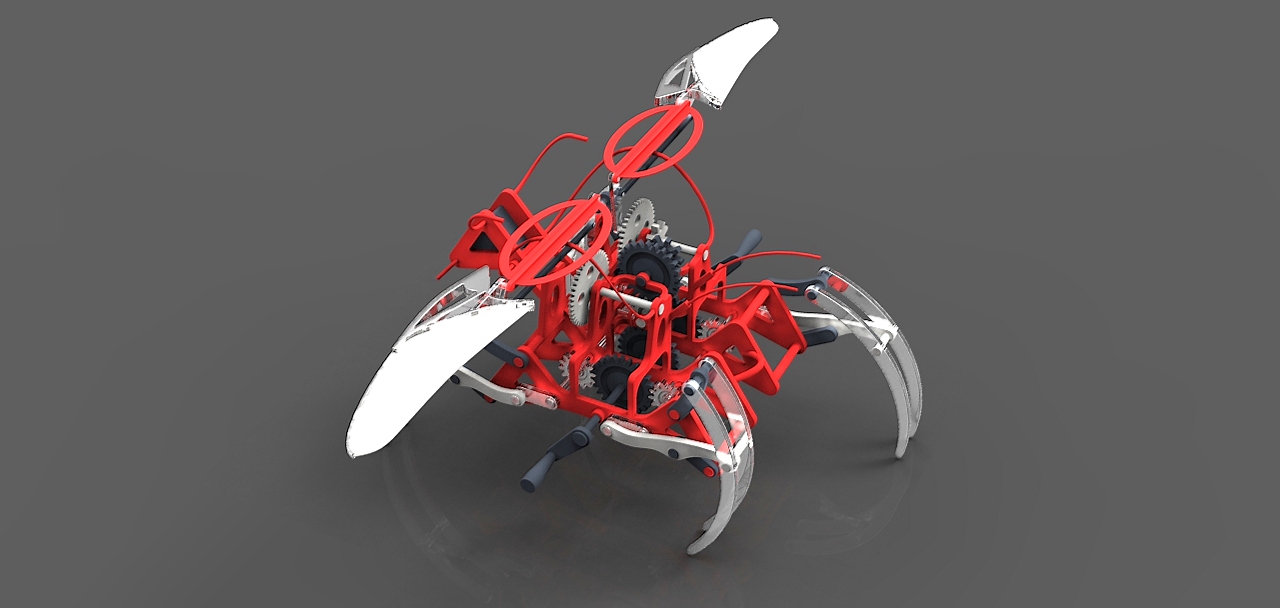 20200225005flyingspider飛天蜘蛛機構3d圖紙