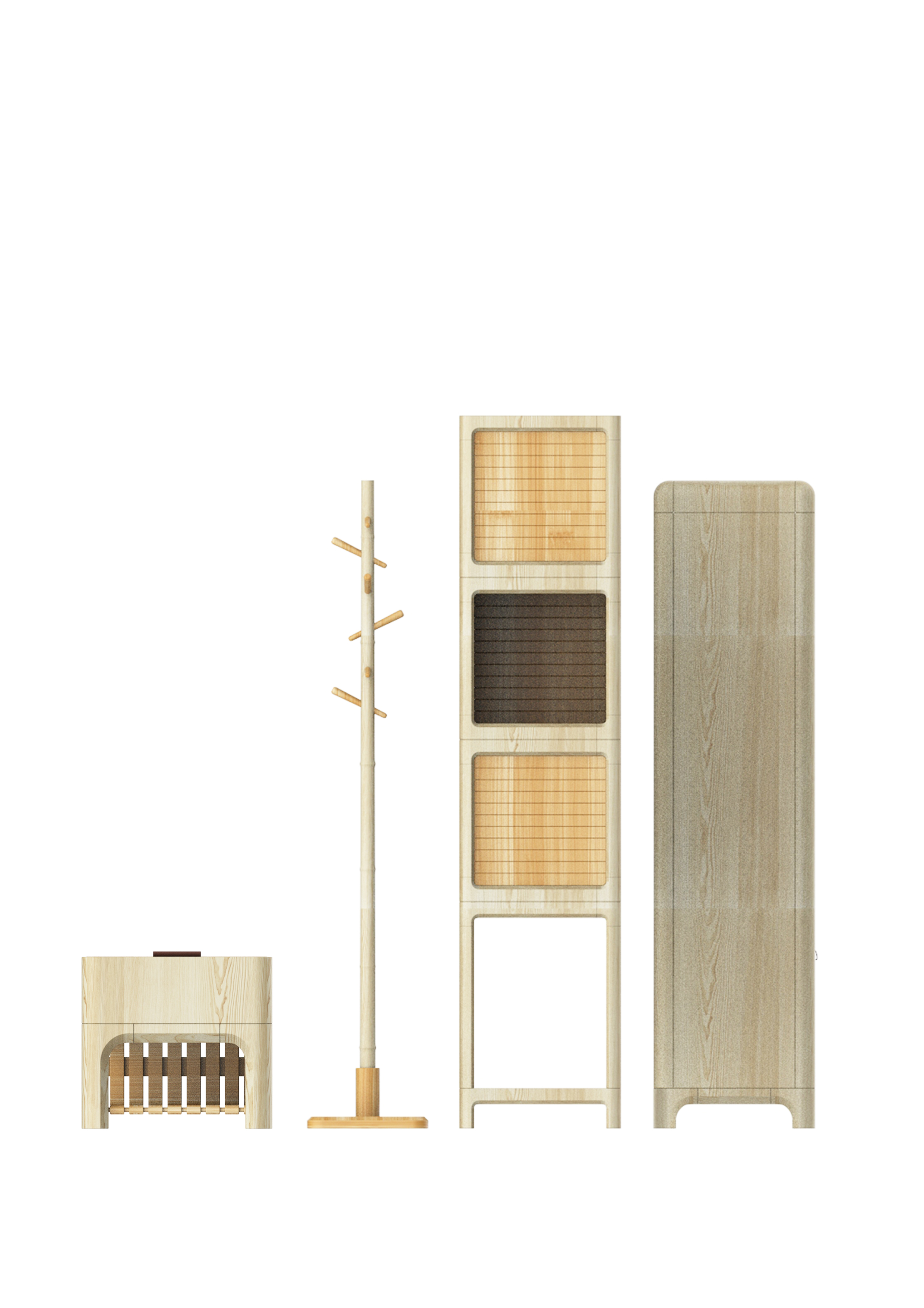 Bamboo and wood home，