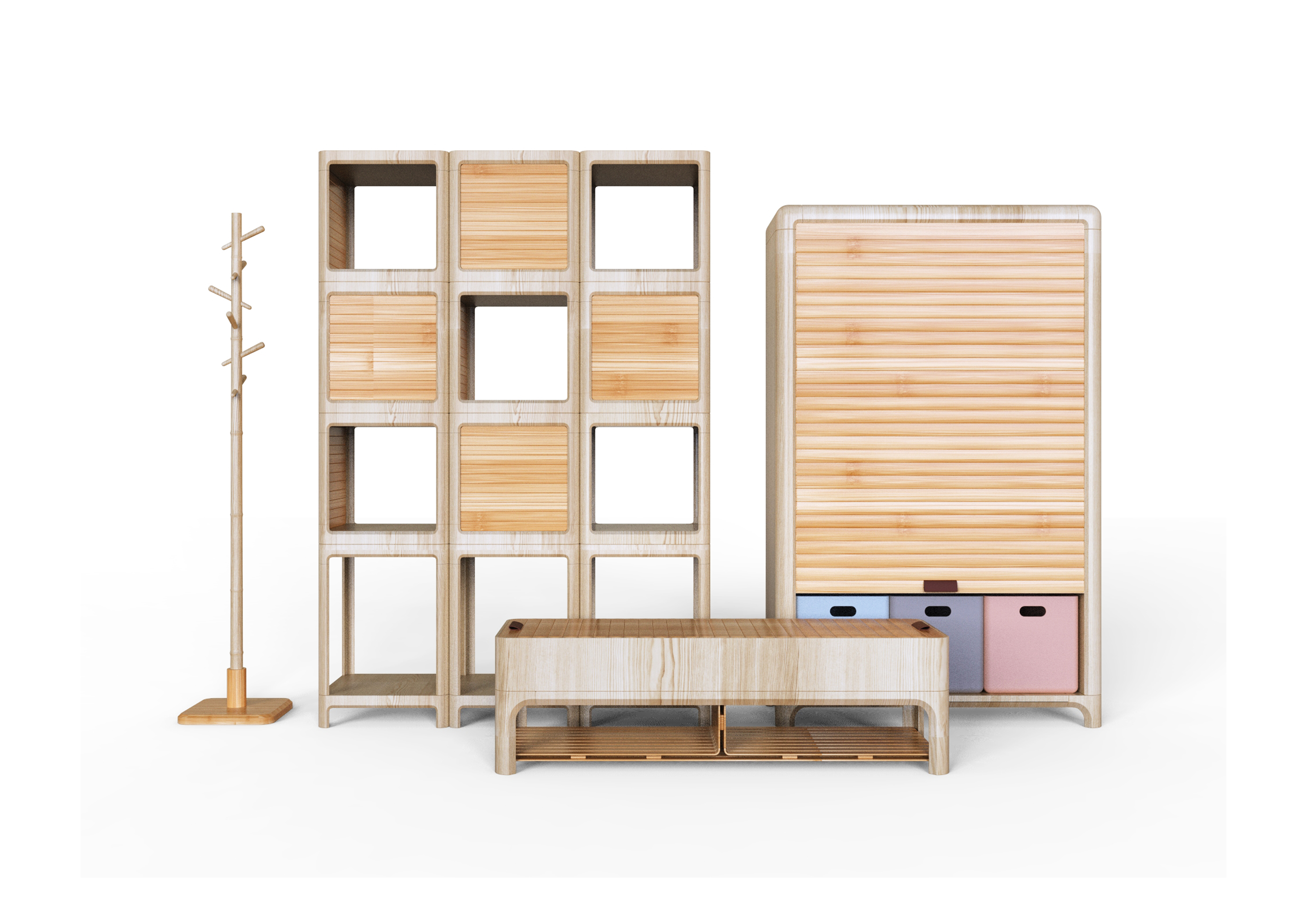 Bamboo and wood home，