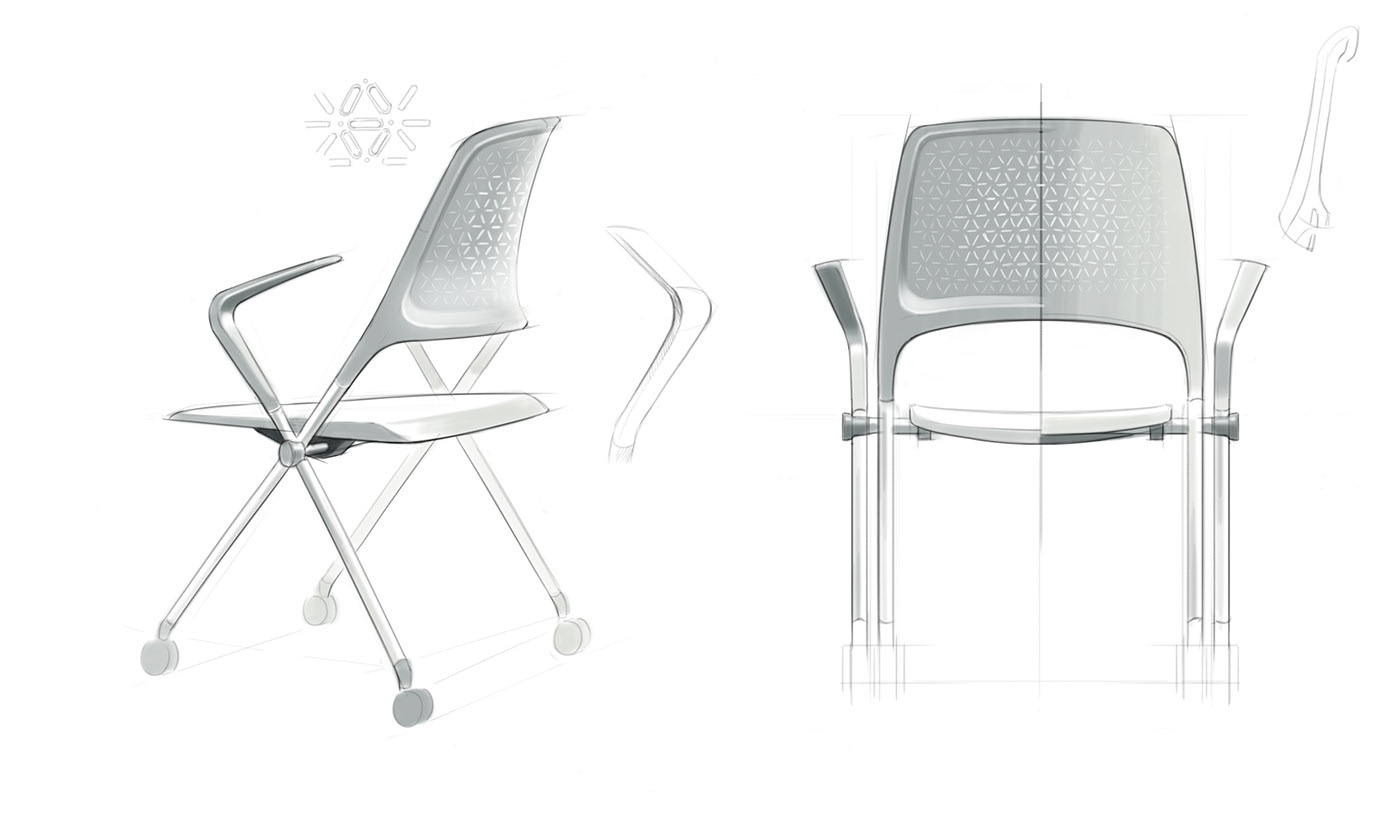 POLY，chair，furniture，industrial design，