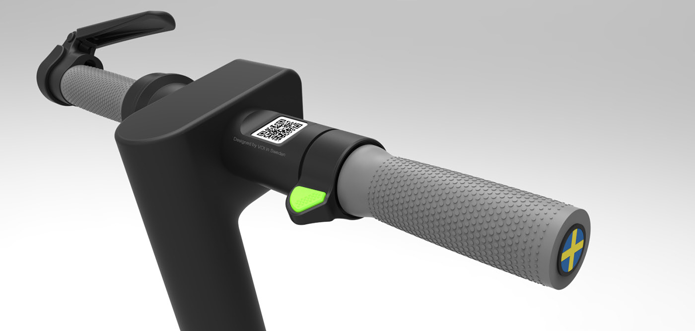 Electric scooter，Ecological environmental protection，Internet of things，Hand drawing + modeling，