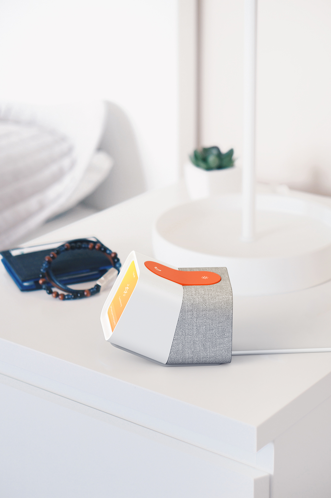 Intelligent alarm clock，industrial design，Seesaw，