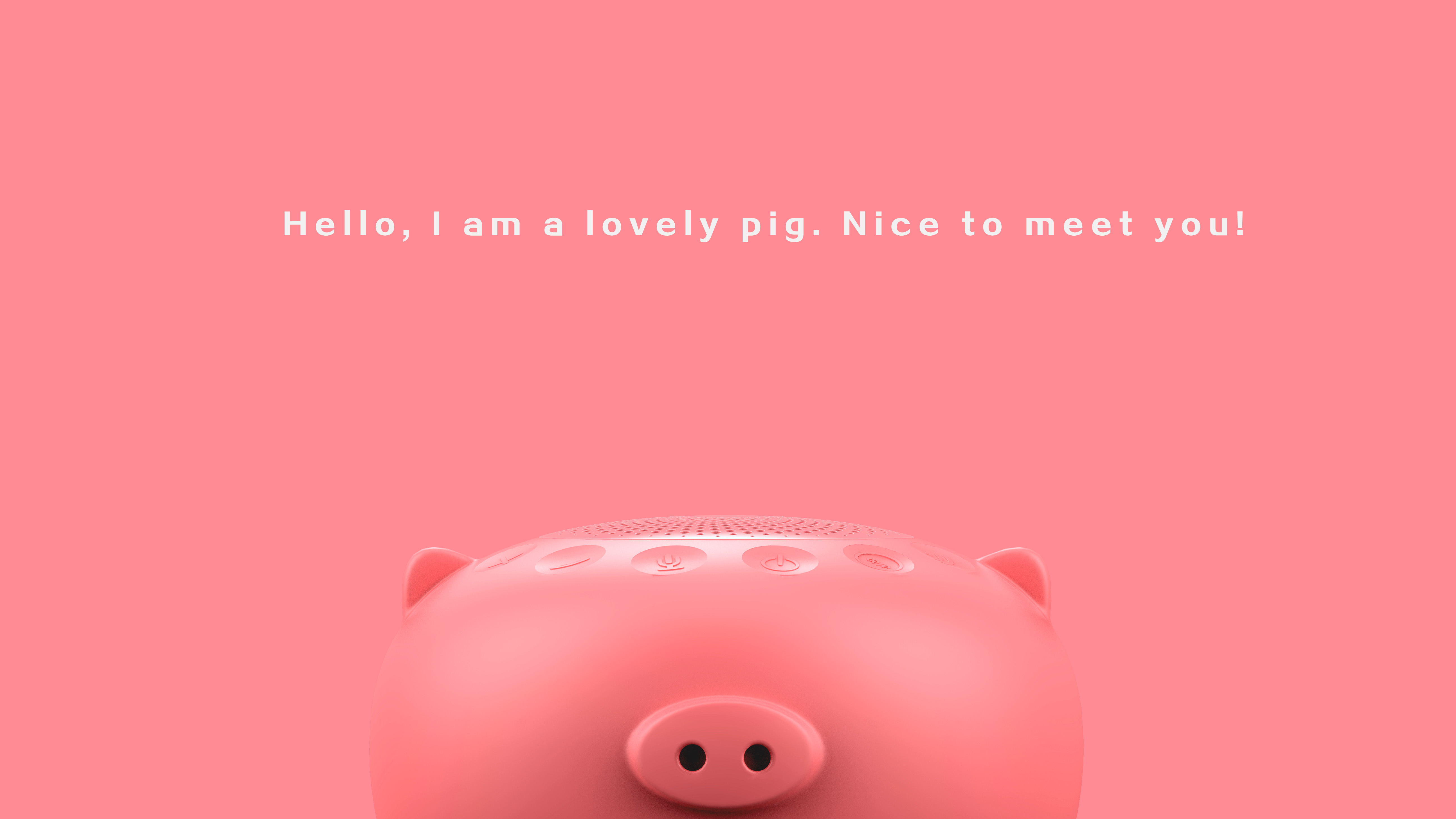 Piggy speaker，Children's story machine，Children's speaker，Little mouse，Story machine，loudspeaker box，Festive，lovely，