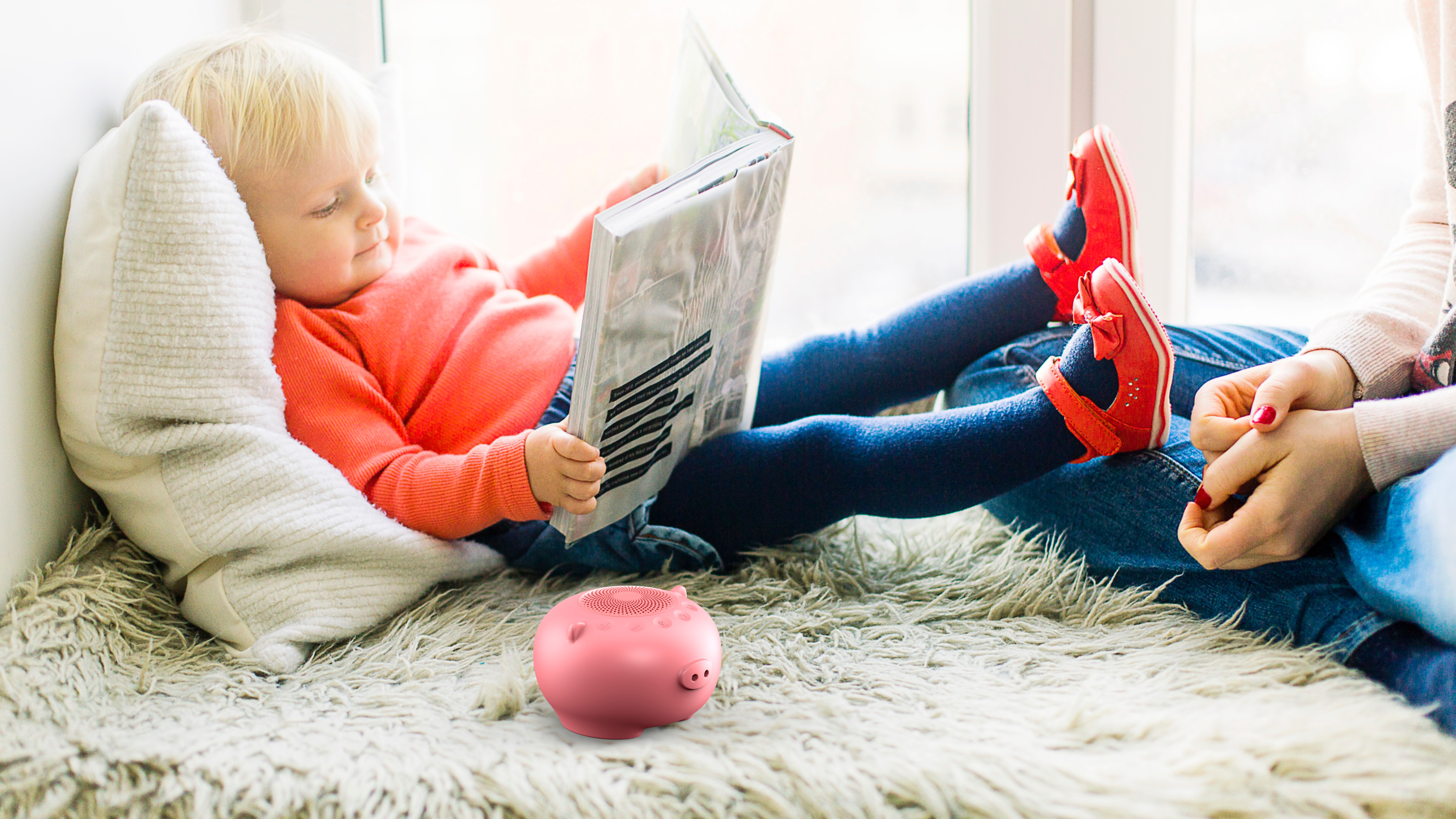 Piggy speaker，Children's story machine，Children's speaker，Little mouse，Story machine，loudspeaker box，Festive，lovely，